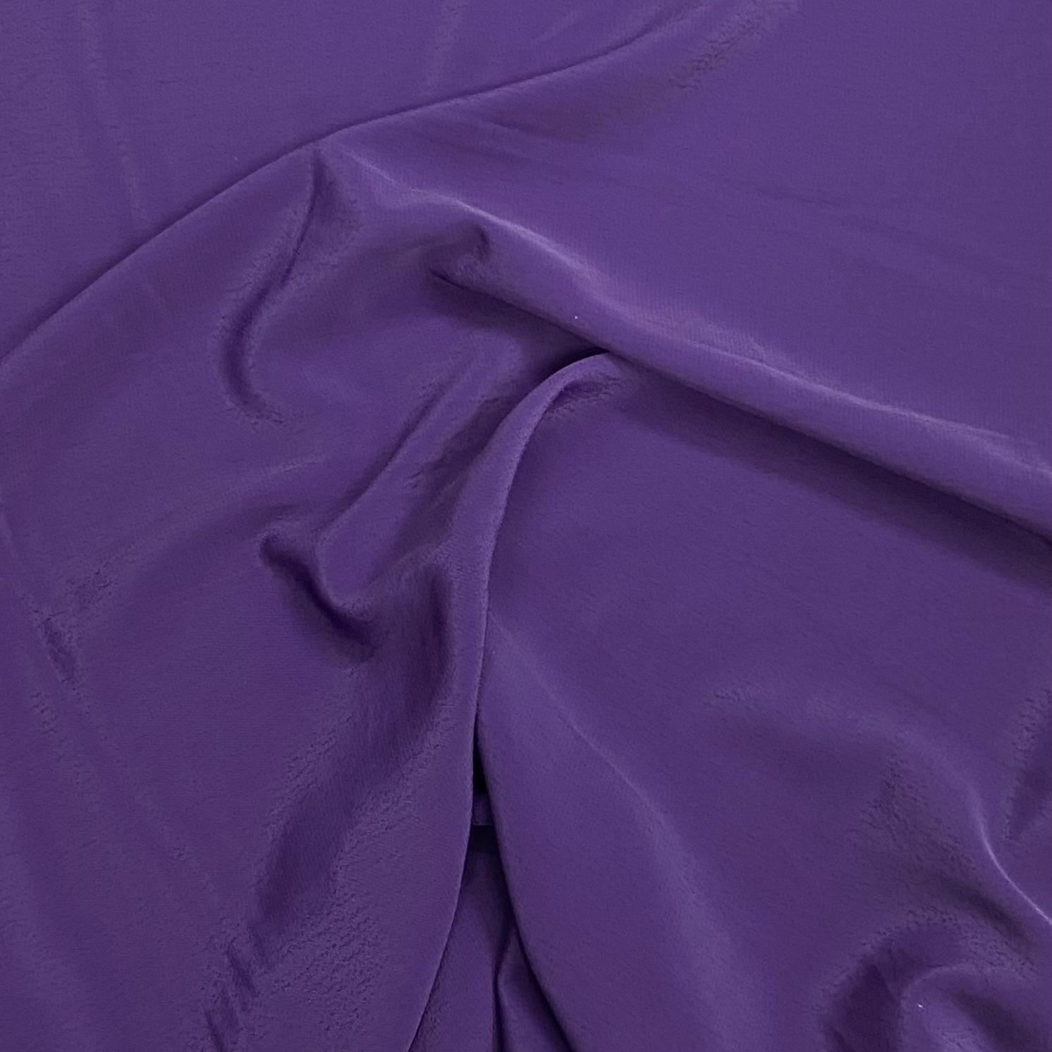 3 Metres Luxurious Crepe Duchenne 60' Wide (Purple)
