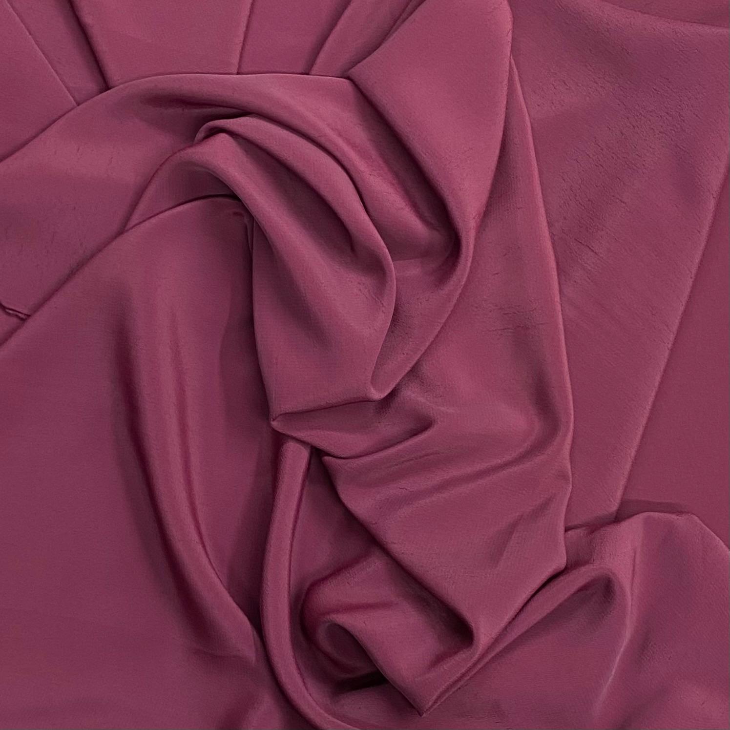 3 Metres Luxurious Crepe Duchenne 60' Wide (Maroon)