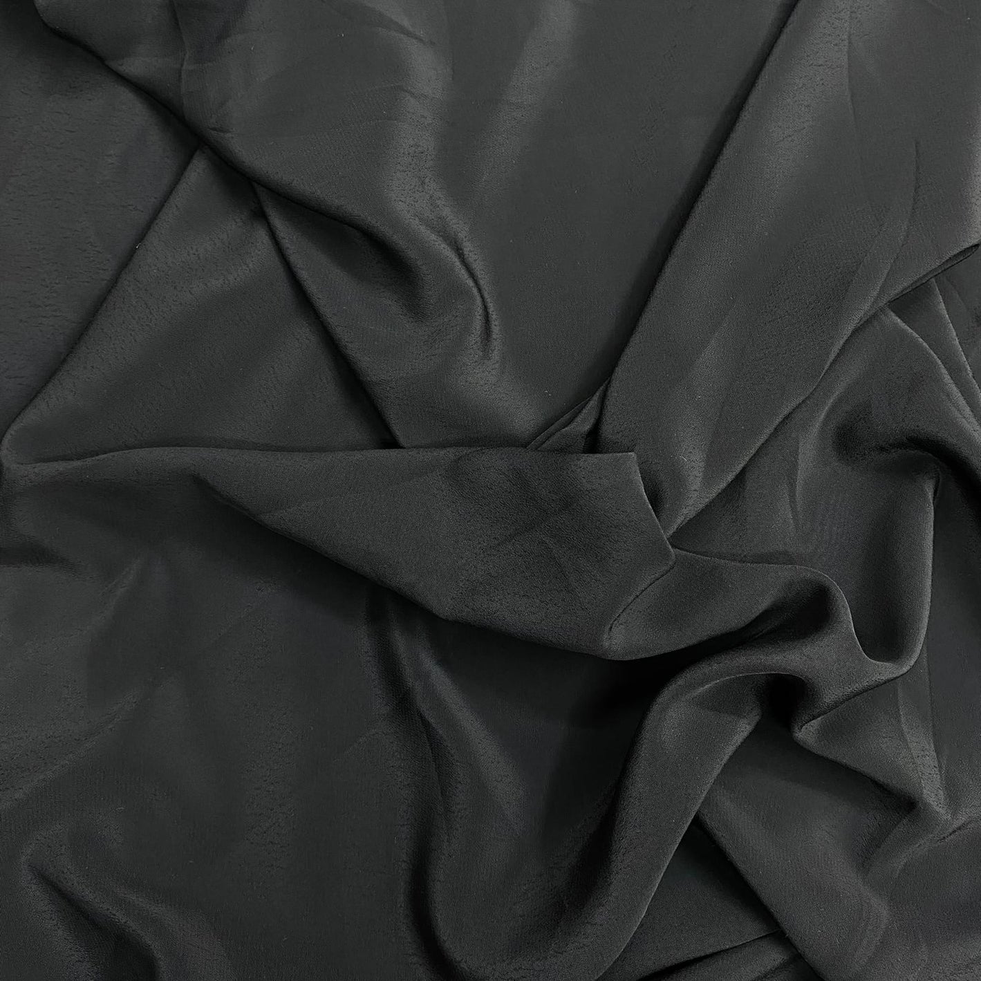 3 Metres Luxurious Crepe Duchenne 60' Wide (Black)