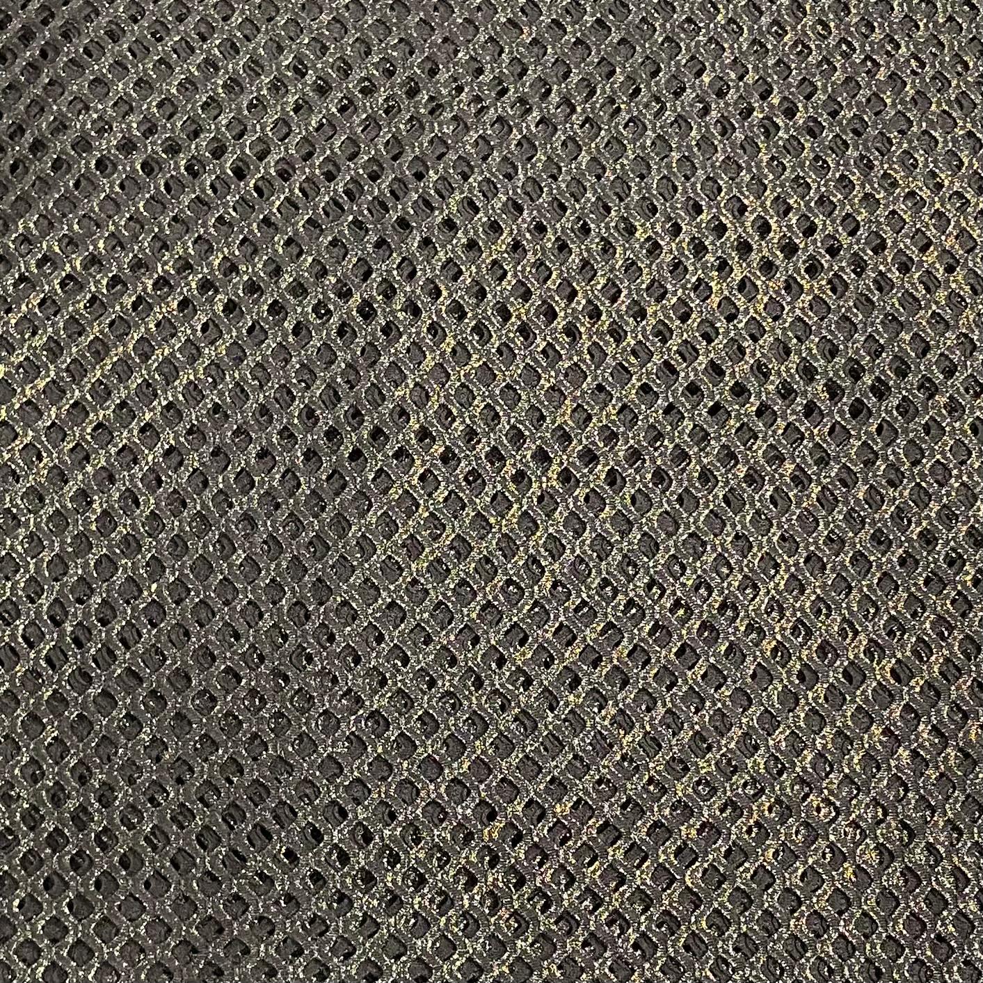 3 Metres Metallic Cutwork Jersey 60' wide (Gold)