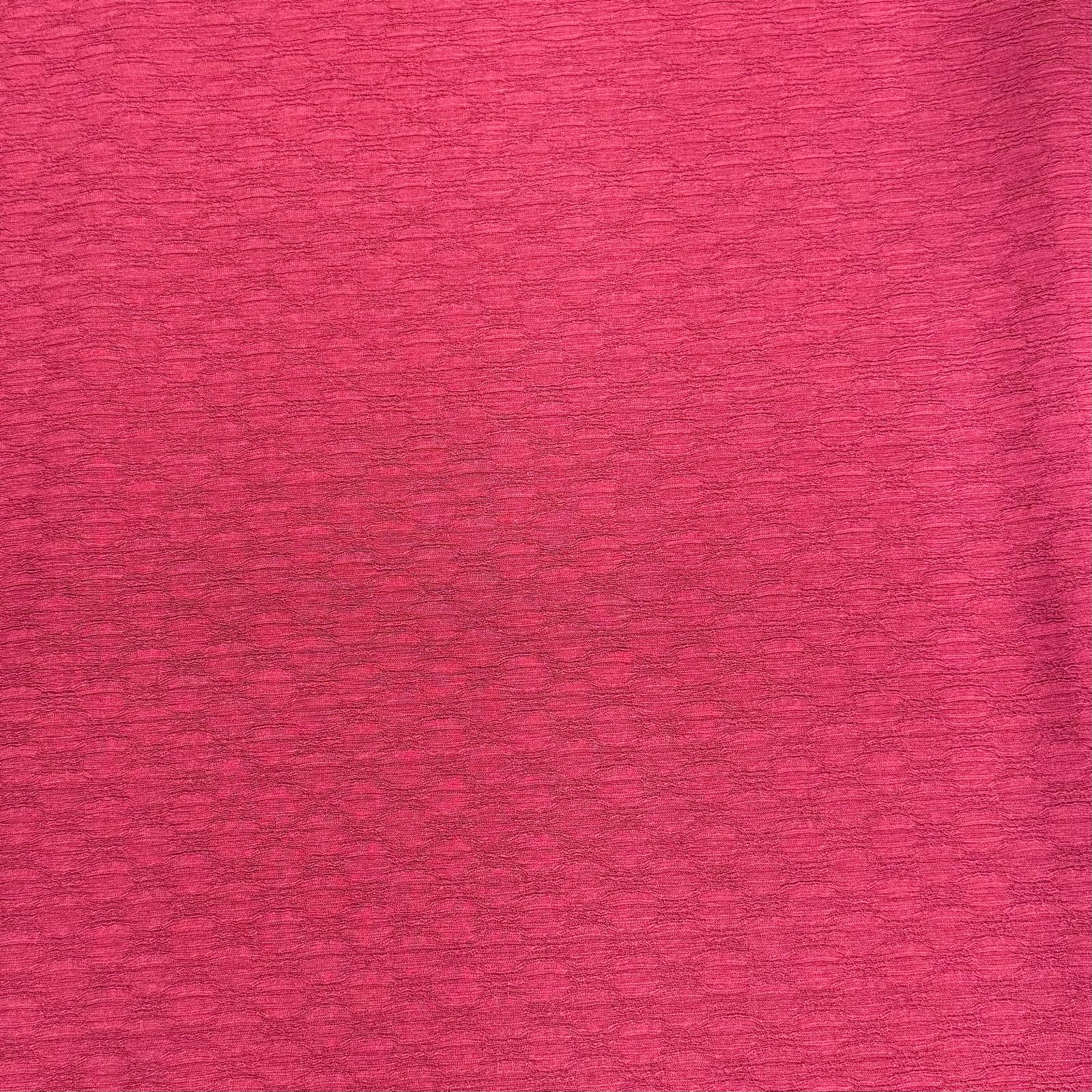 3 Metre Luxurious Soft Textured Crepe Jersey - 60"-  (Maroon)