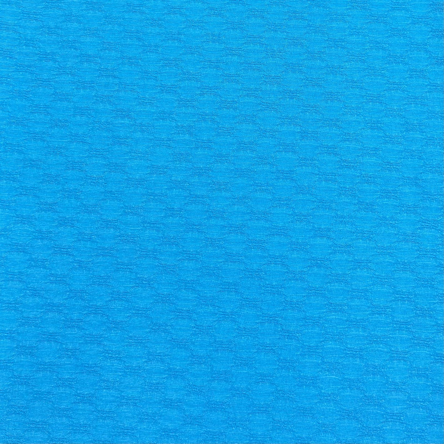 3 Metre Luxurious Soft Textured Crepe Jersey - 60"-  (Turquoise Blue)