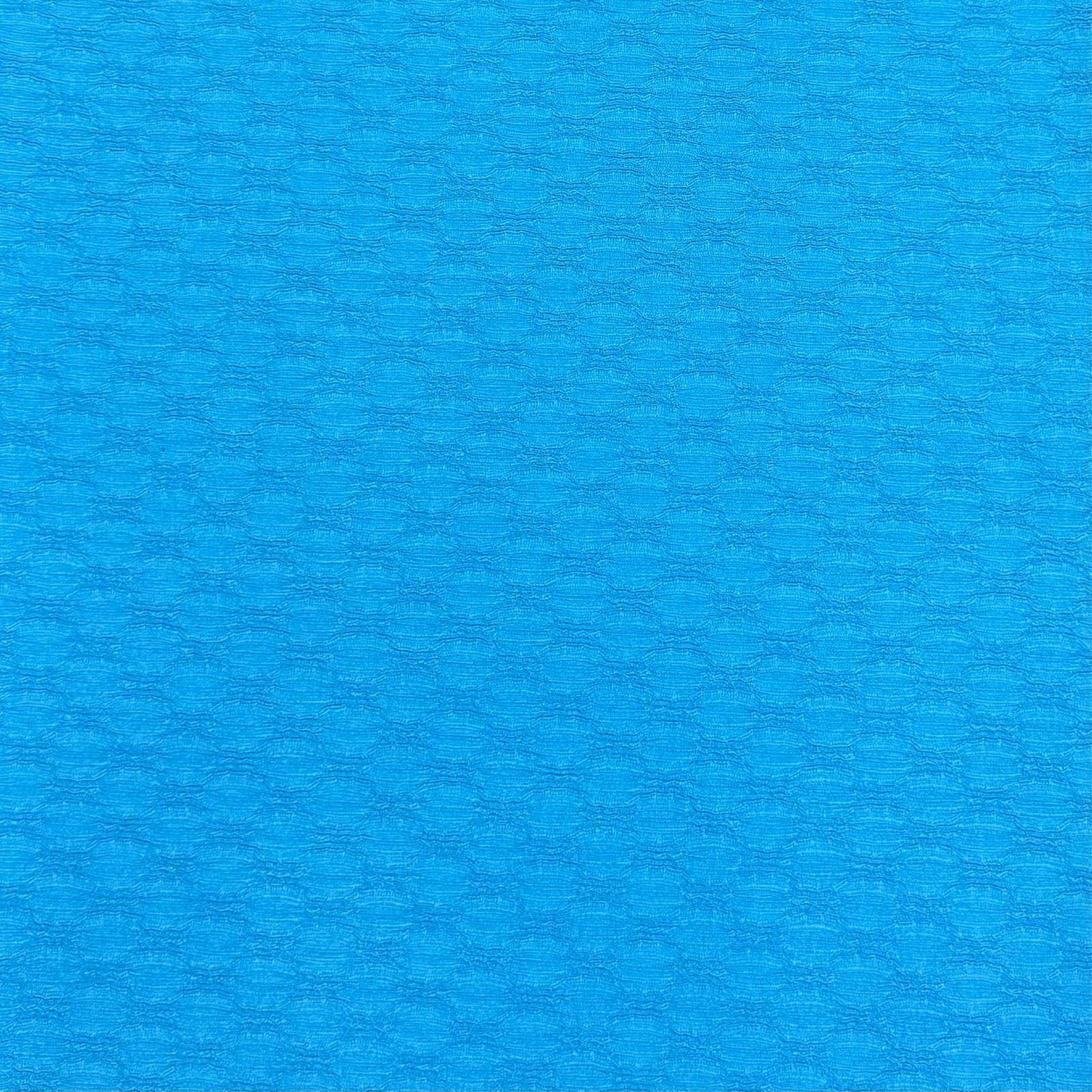 3 Metre Luxurious Soft Textured Crepe Jersey - 60"-  (Turquoise Blue)