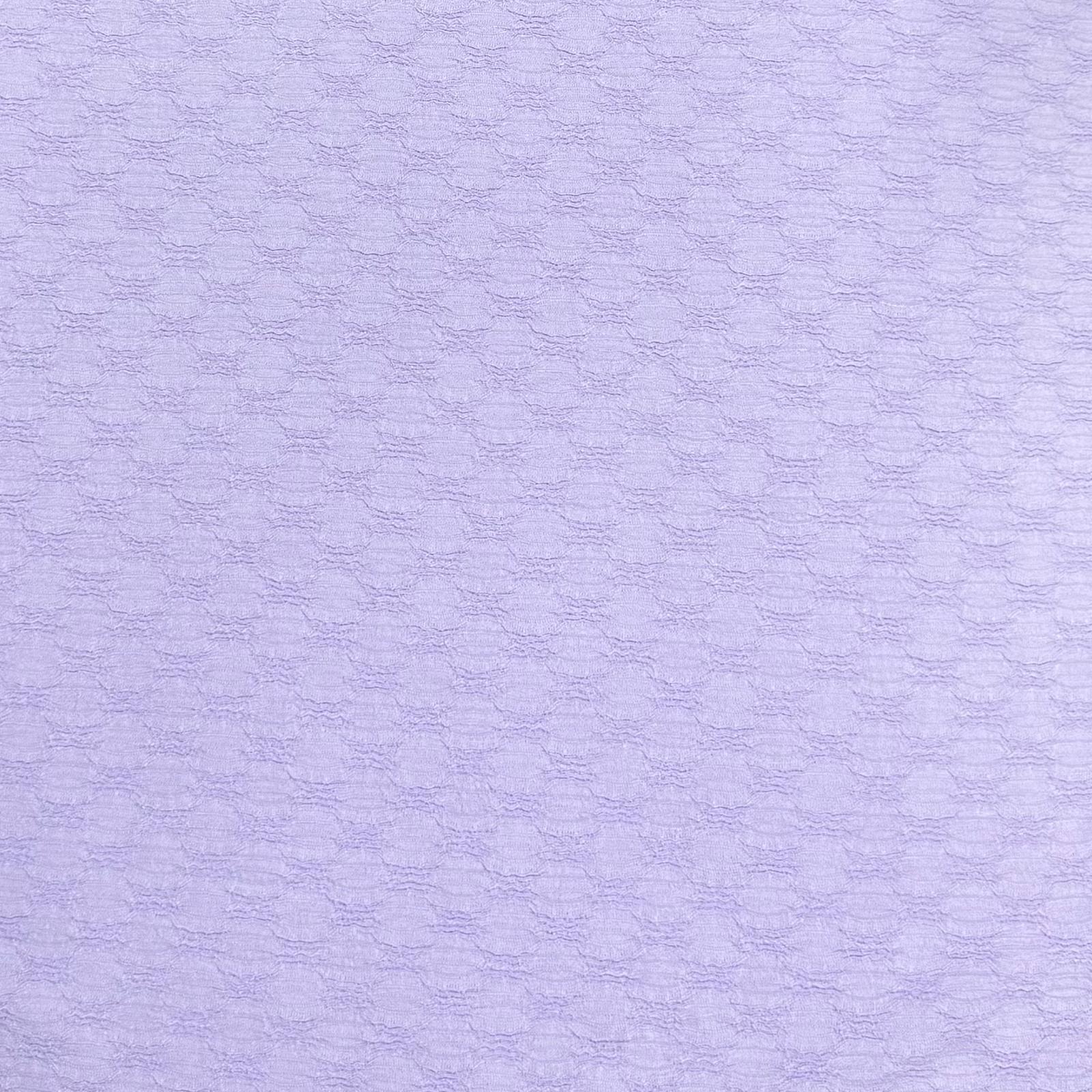 3 Metre Luxurious Soft Textured Crepe Jersey - 60"-  (Lilac)