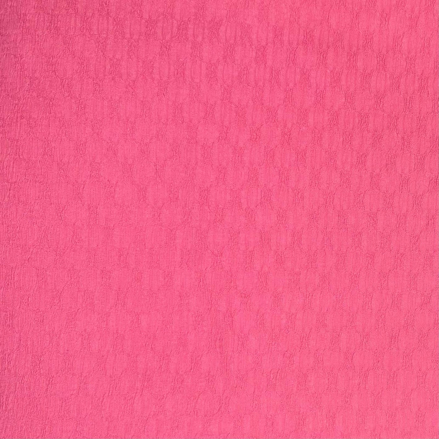 3 Metre Luxurious Soft Textured Crepe Jersey - 60"-  (Coral Pink)