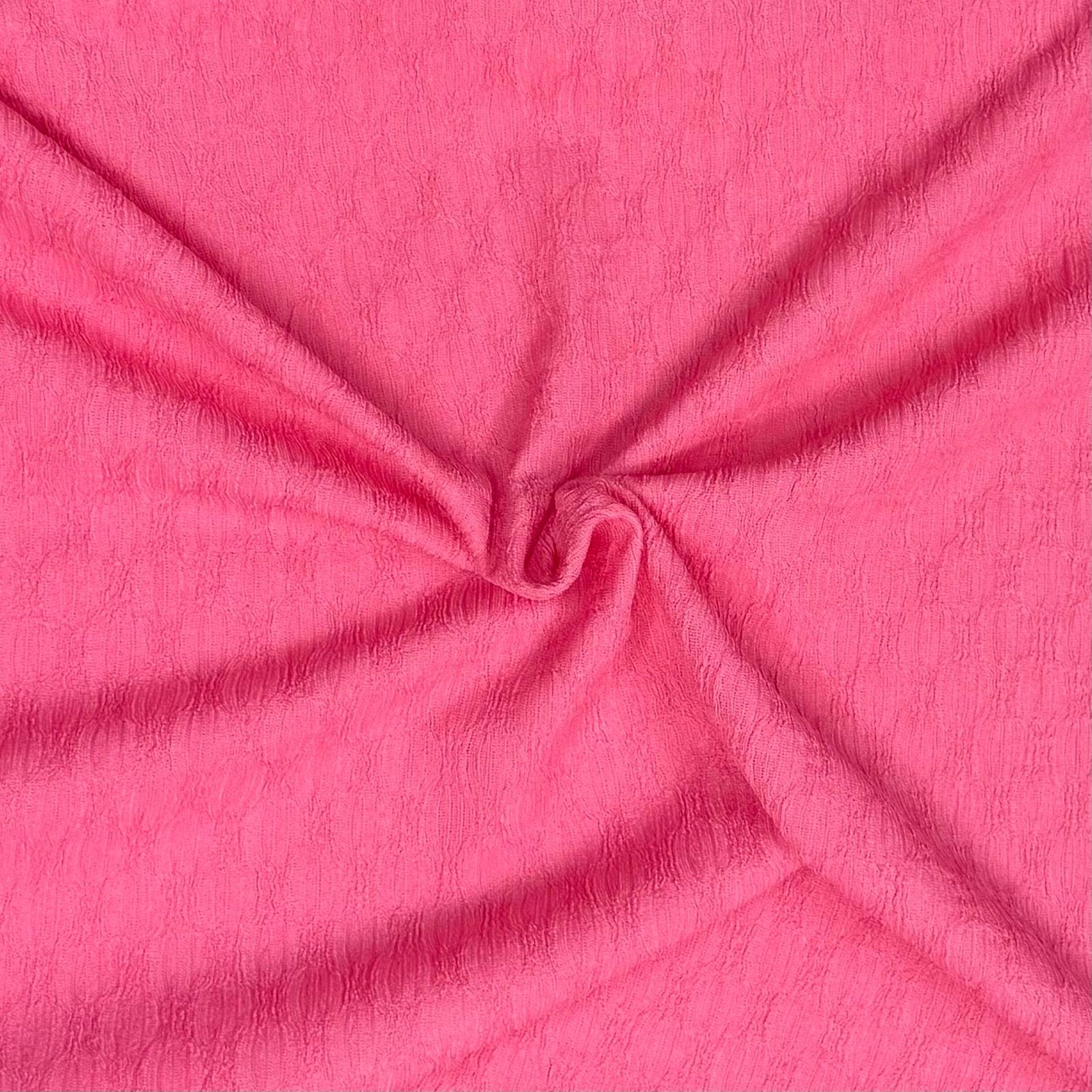 3 Metre Luxurious Soft Textured Crepe Jersey - 60"-  (Coral Pink)