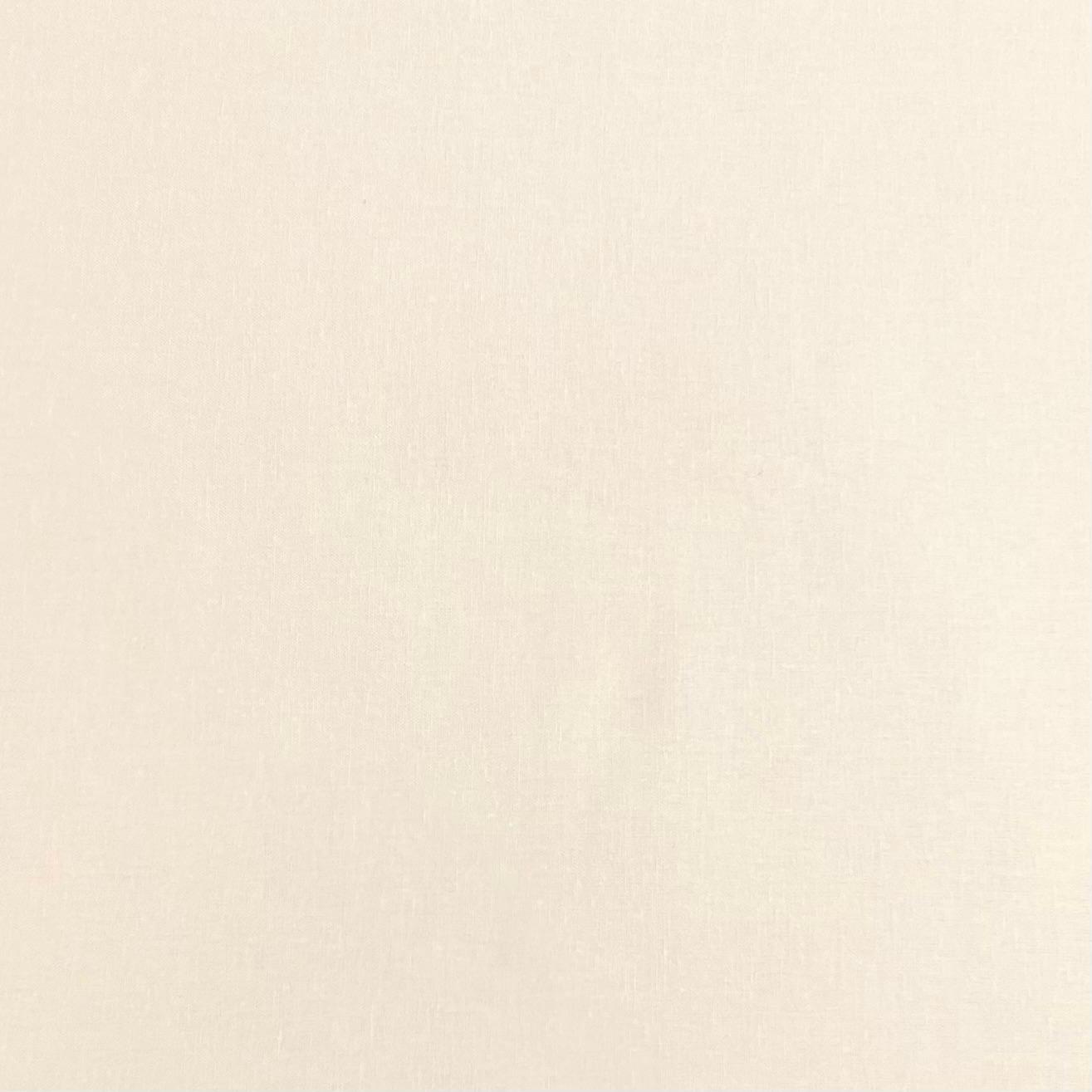 3 Metres Luxurious Soft Cotton Linen 55" Wide - (Cream)