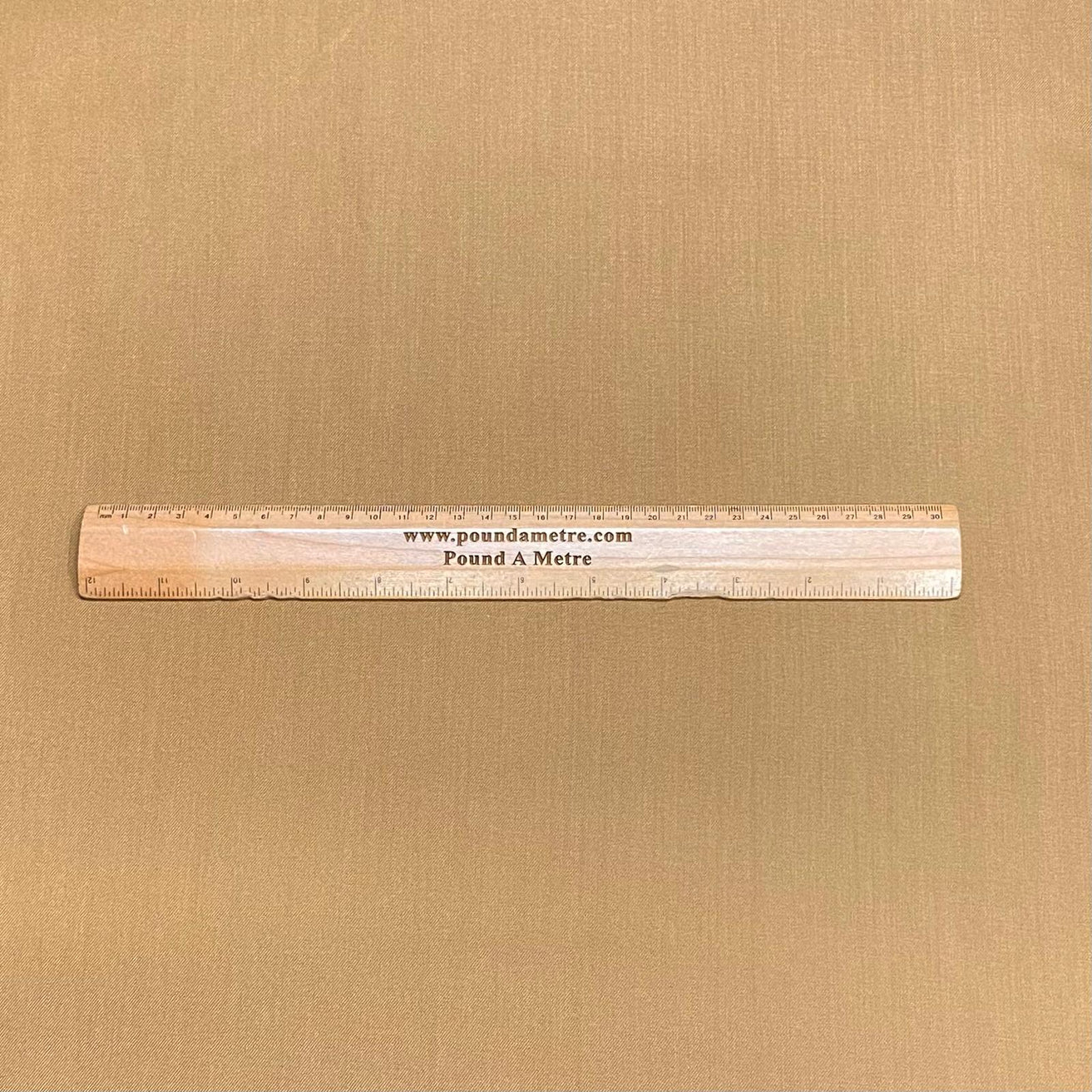 3 Metres Luxurious British Made Suiting - 55'' Wide (Old Gold)