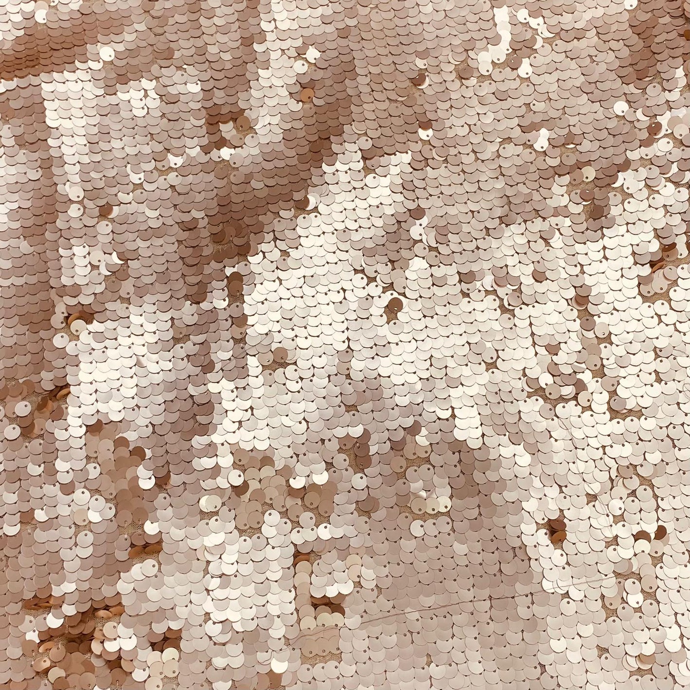 3 Metres Luxury Sequin Bridal Lace - 55" Wide - (Bronze)