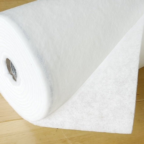 Iron-On Fusible Fleece 90cm Wide- White - Pound A Metre