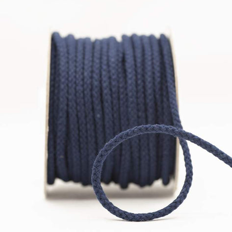 Per Metre Cotton/ Acrylic Mix - 4mm - Navy