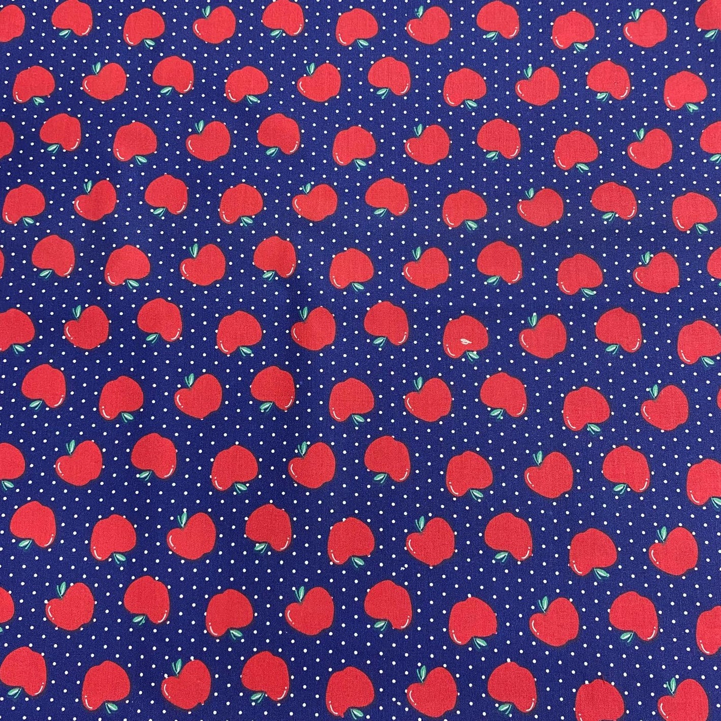 Pound A Metre Per Metre Per Metre Beautiful Digitally Printed 100% Cotton- 45" Wide (Apple)