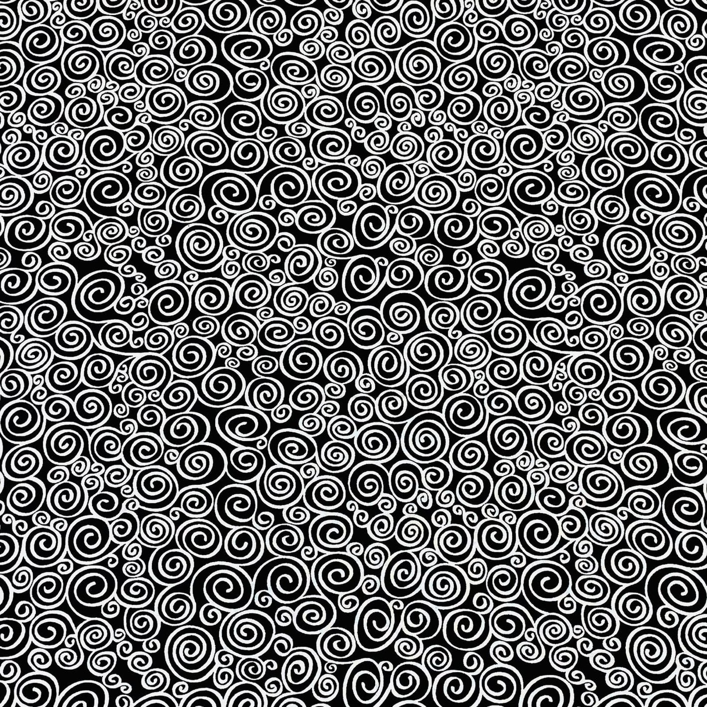 Pound A Metre Per Metre Per Metre Beautiful Digitally Printed 100% Cotton- 45" Wide (Black & White Flower)