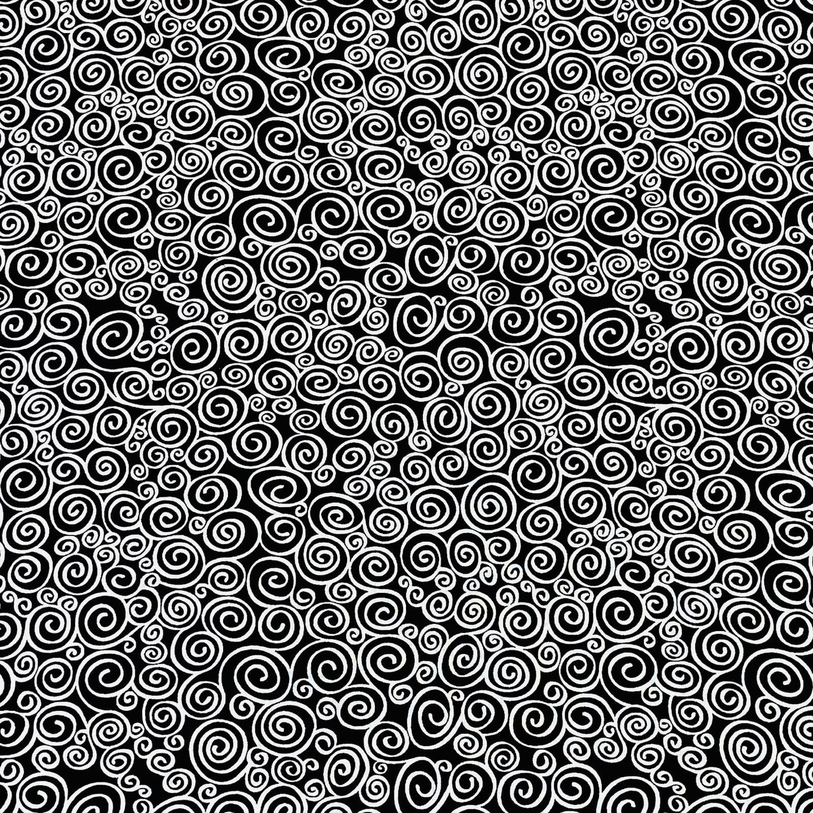 Pound A Metre Per Metre Per Metre Beautiful Digitally Printed 100% Cotton- 45" Wide (Black & White Flower)