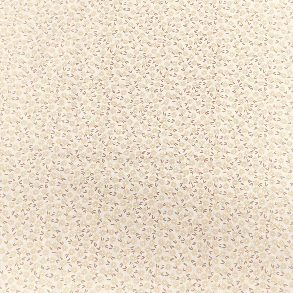 Pound A Metre Per Metre Per Metre Beautiful Digitally Printed 100% Cotton- 45" Wide (Cream)