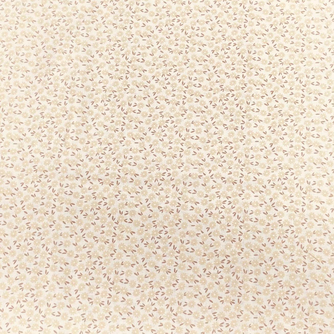 Pound A Metre Per Metre Per Metre Beautiful Digitally Printed 100% Cotton- 45" Wide (Cream)