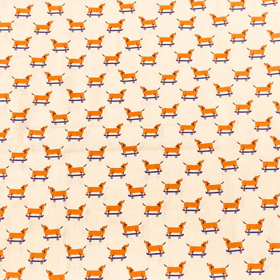 Pound A Metre Per Metre Per Metre Beautiful Digitally Printed 100% Cotton- 45" Wide (Dogs)