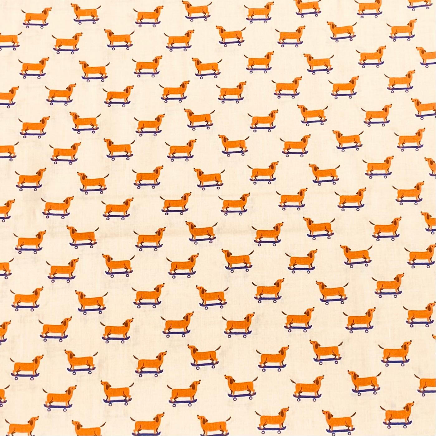 Pound A Metre Per Metre Per Metre Beautiful Digitally Printed 100% Cotton- 45" Wide (Dogs)