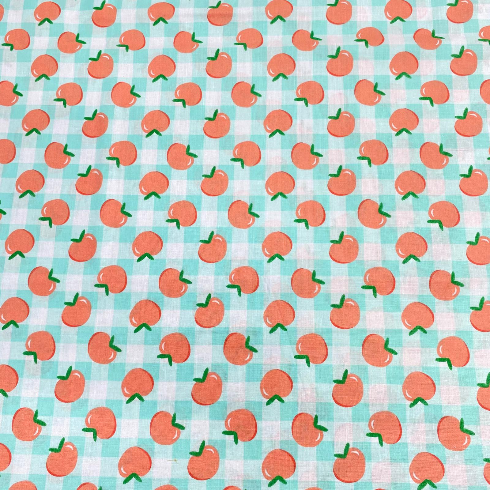 Pound A Metre Per Metre Per Metre Beautiful Digitally Printed 100% Cotton- 45" Wide (Orange)