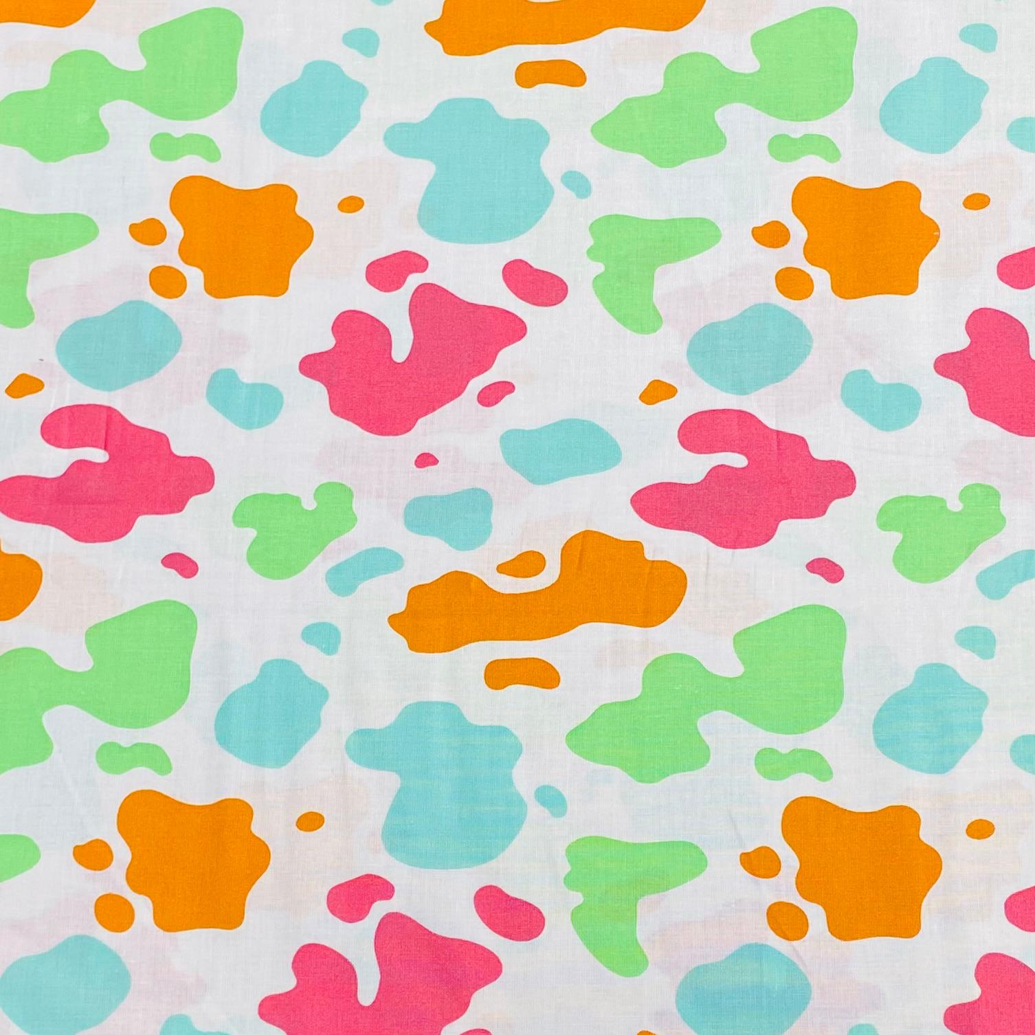 Pound A Metre Per Metre Per Metre Beautiful Digitally Printed 100% Cotton- 45" Wide (Paint Splash)