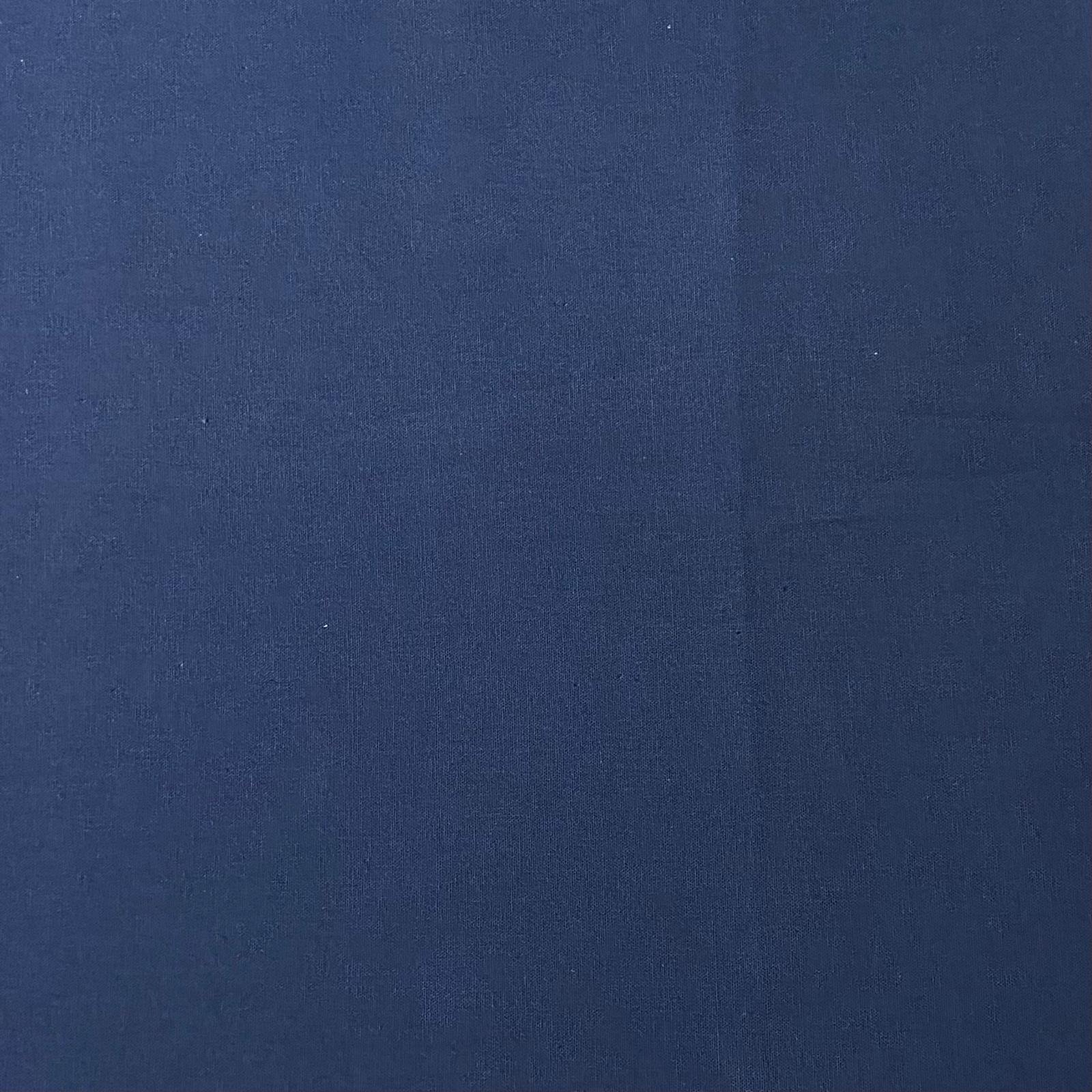 Pound A Metre Per Metre Plain Cotton Canvas - 55" Wide (Navy)