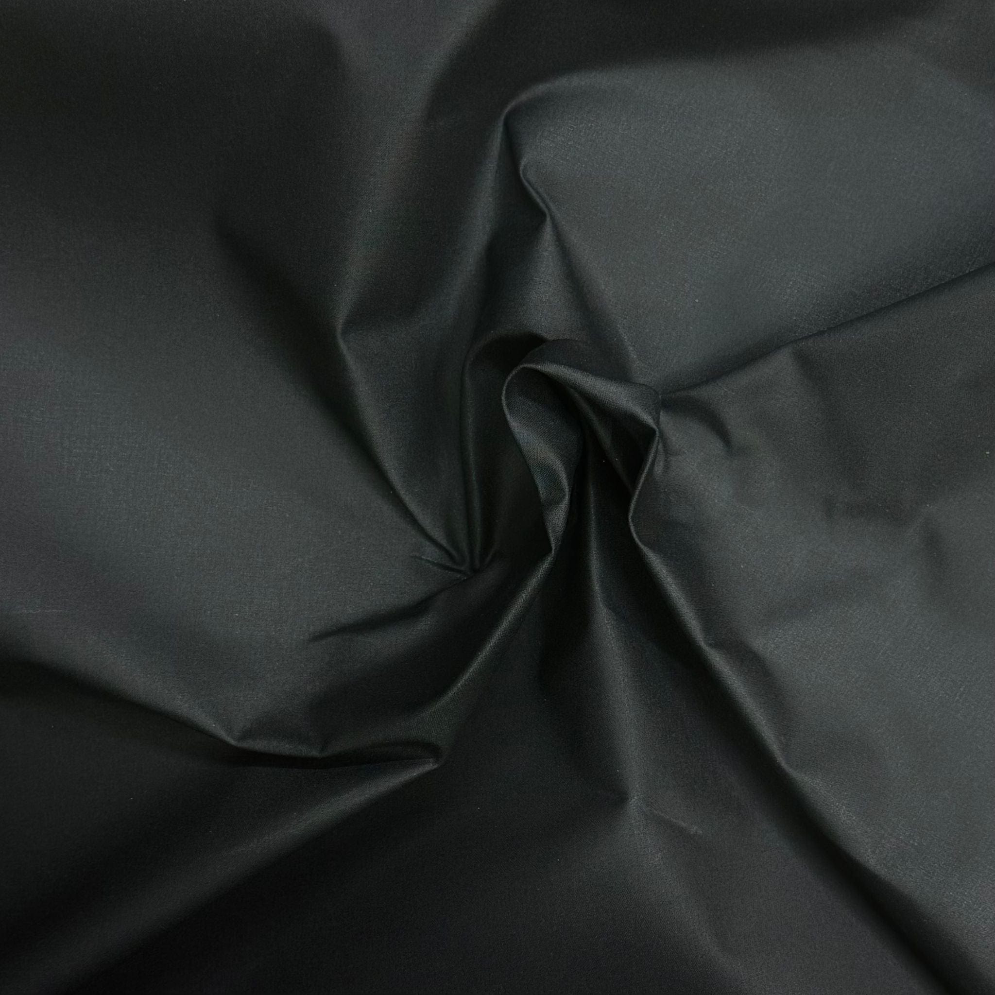 Pound A Metre Per Metre Waxed 100% Cotton (Shelter Cloth) - 55"- (Black)