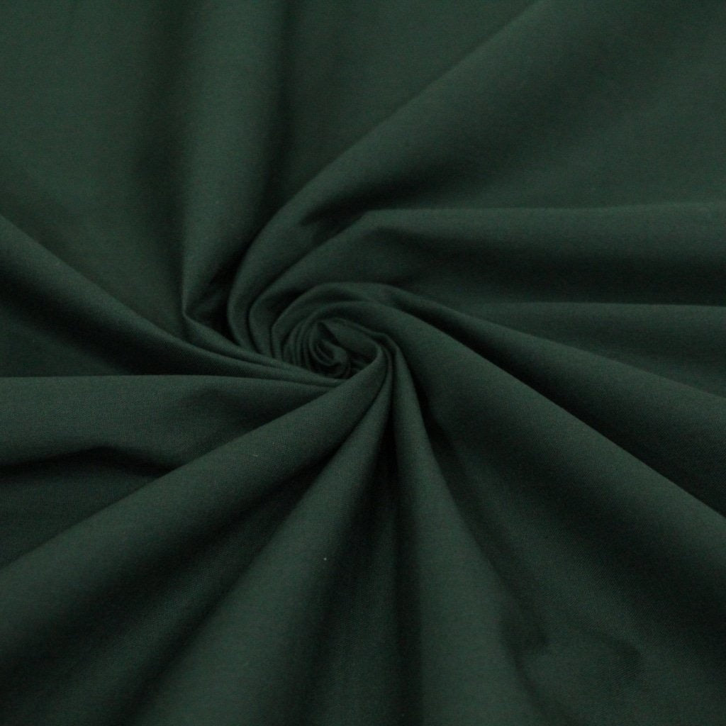 Premium Plain Polycotton Fabric, 60° Washable, 45"- 20 Colours Available - Pound A Metre