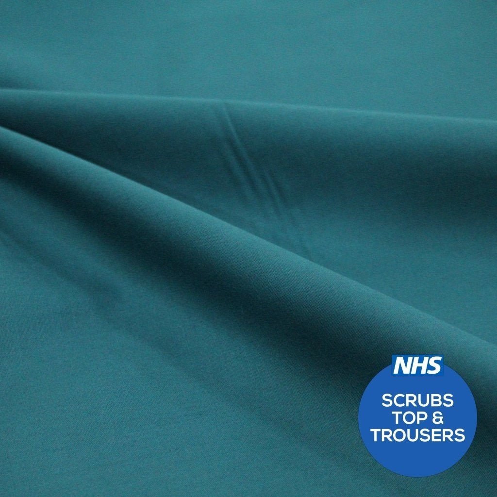 Premium Plain Polycotton Fabric, 60° Washable, 45"- 20 Colours Available - Pound A Metre