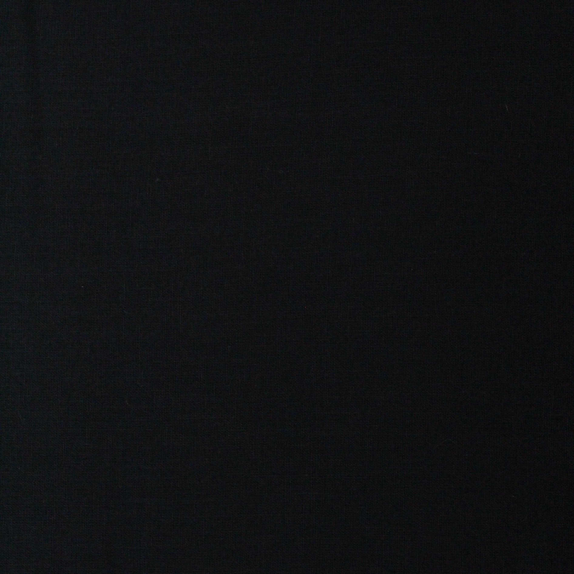 Soft Cotton Muslin - Black (Colour: 87) 44" Wide - Pound A Metre