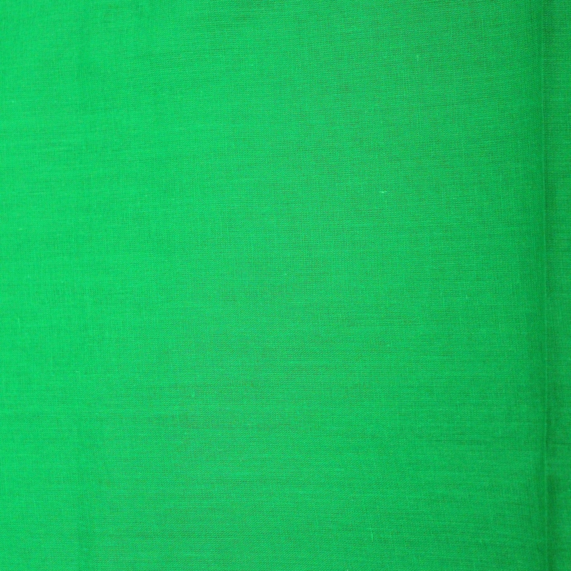 Soft Cotton Muslin - Green (Colour: 127) 44" Wide - Pound A Metre