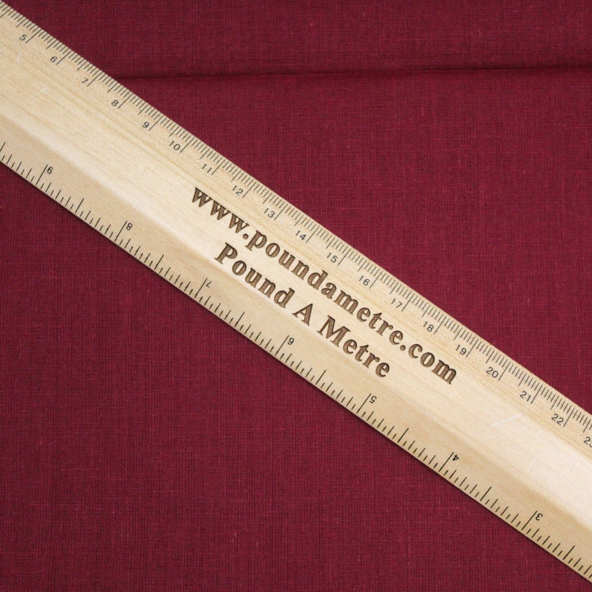 Soft Cotton Muslin - Maroon (Colour: 82) 44" Wide - Pound A Metre