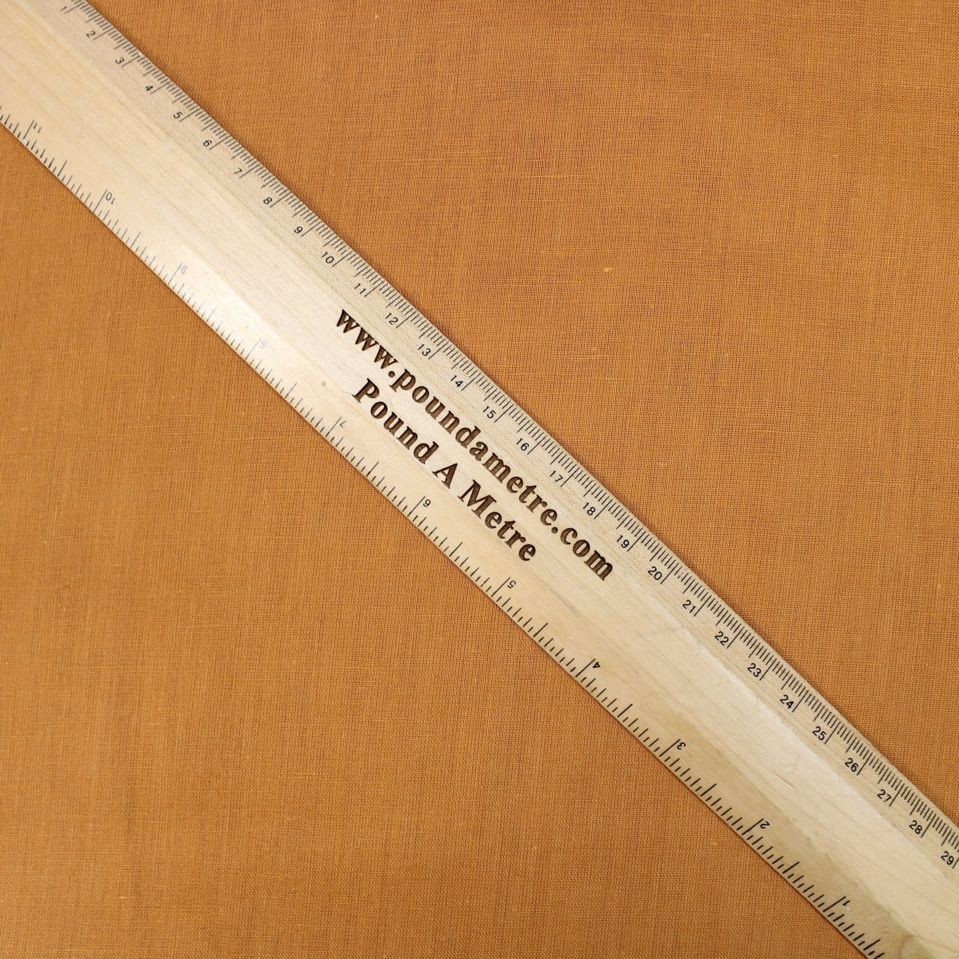 Soft Cotton Muslin - Ochre (Colour: 73) 44" Wide - Pound A Metre