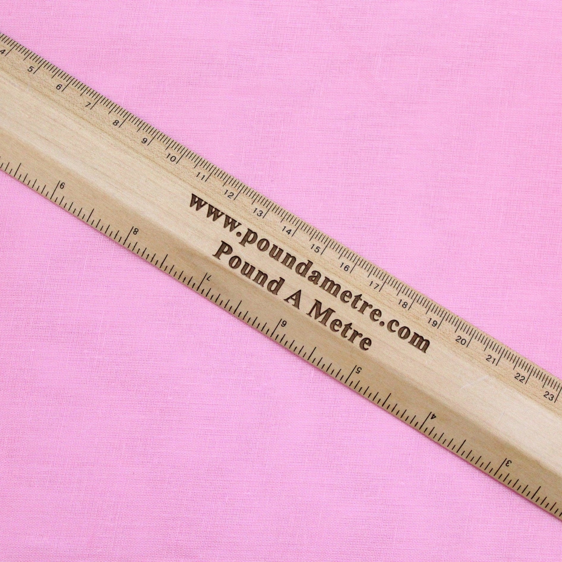 Soft Cotton Muslin - Pink (Colour: 100) 44" Wide - Pound A Metre