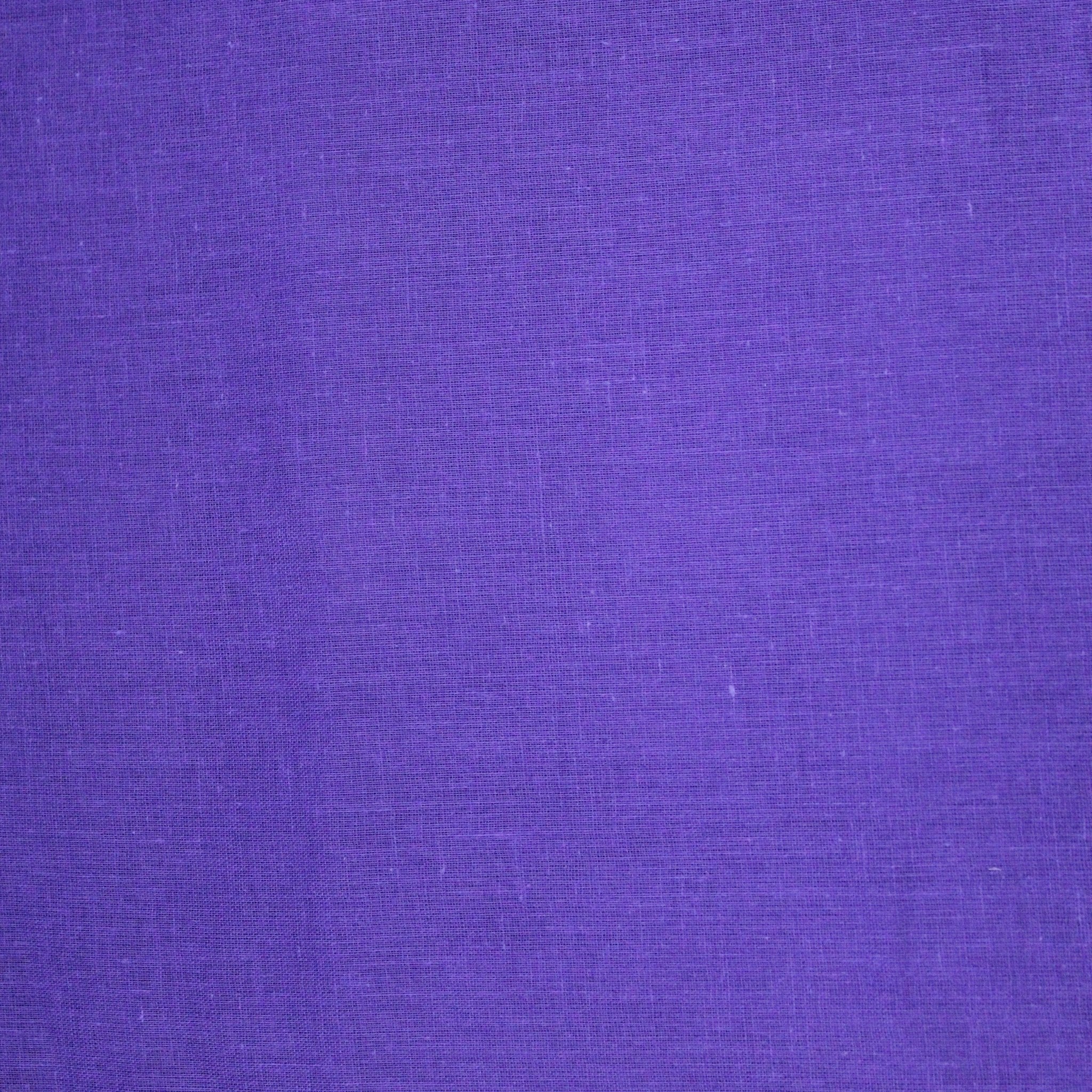 Soft Cotton Muslin - Purple (Colour: 132) 44" Wide - Pound A Metre