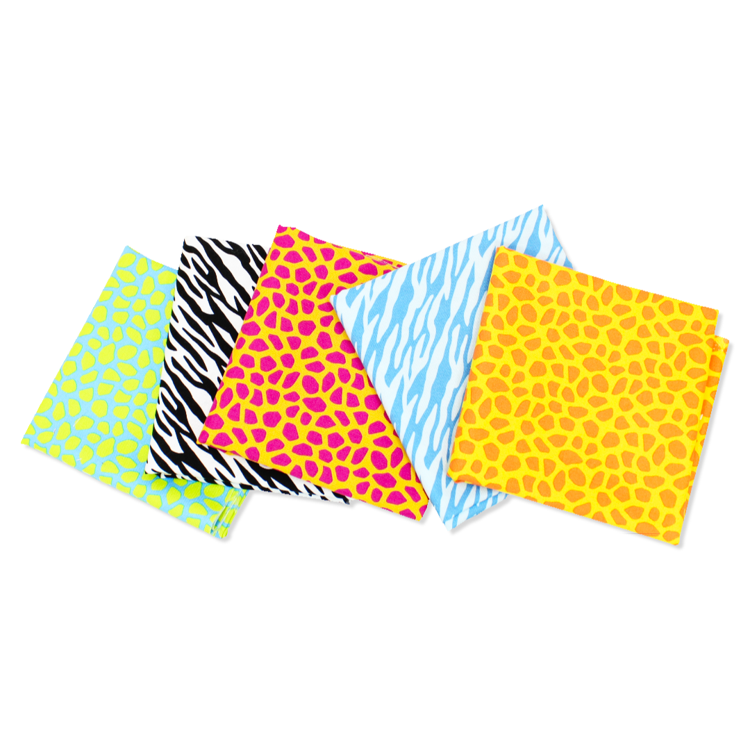 5 Piece Exclusive Fat Quarter 100% Animal Cotton