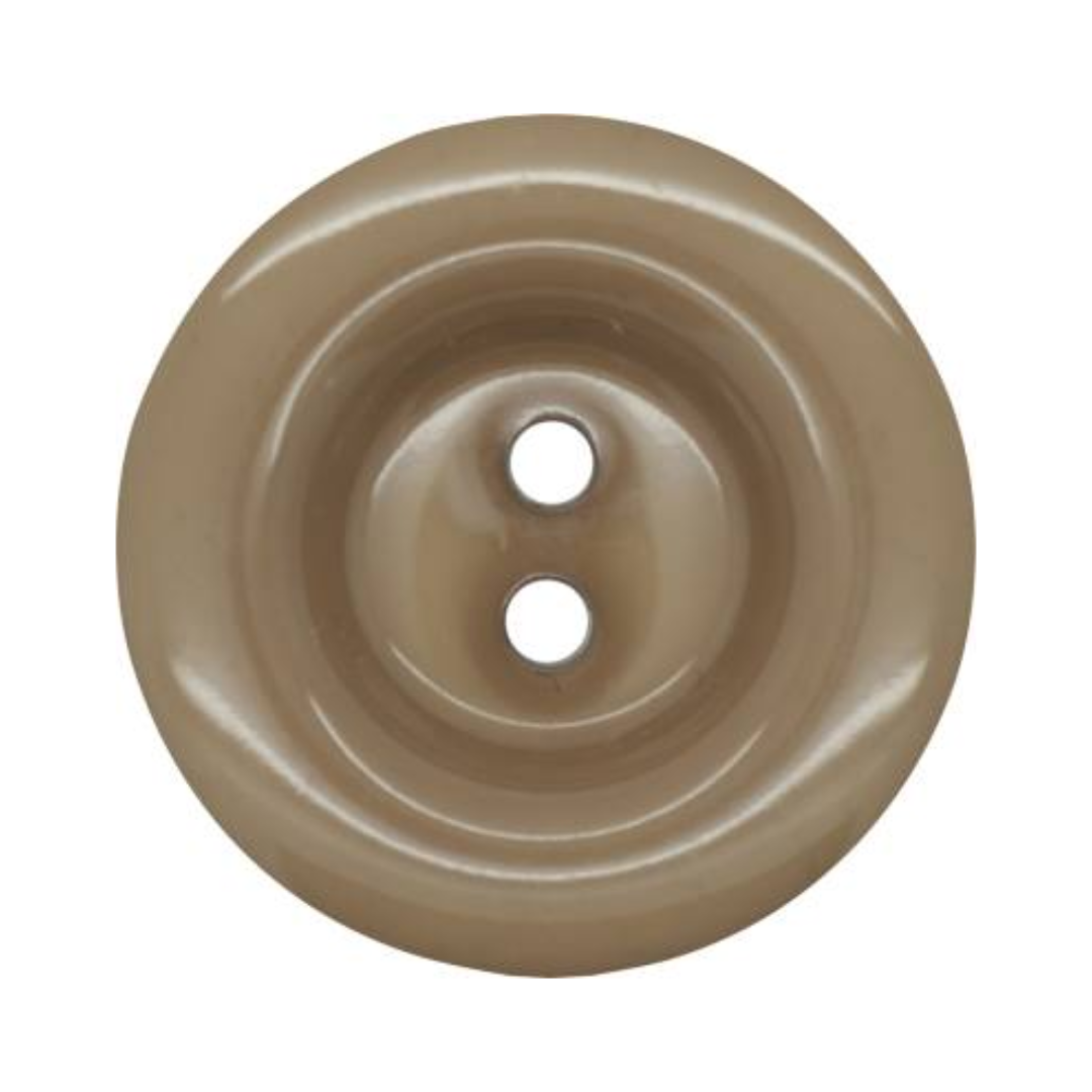 Italian 2 Hole Chunky Button- 15mm (Pack of 5) (14 Colours Available)