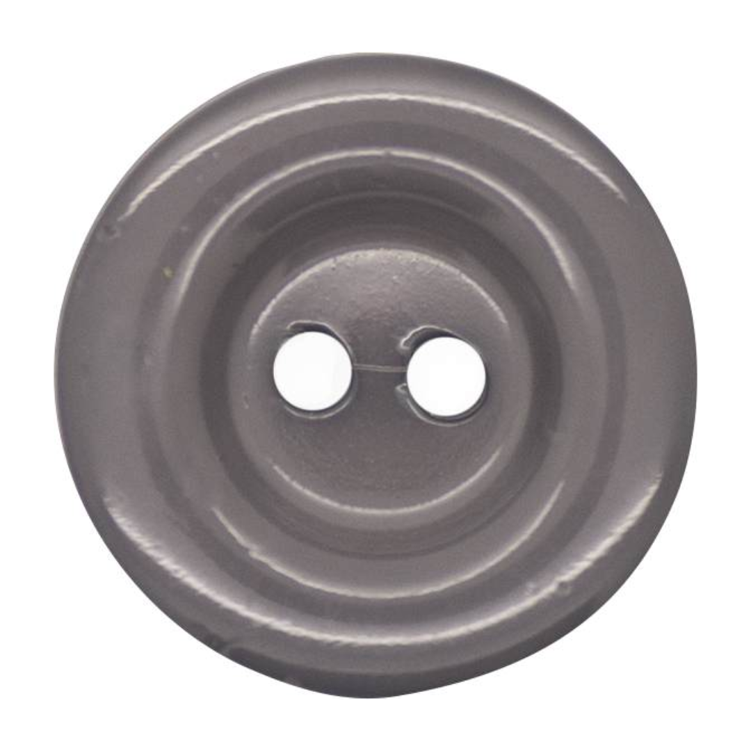 Italian 2 Hole Chunky Button- 15mm (Pack of 5) (14 Colours Available)