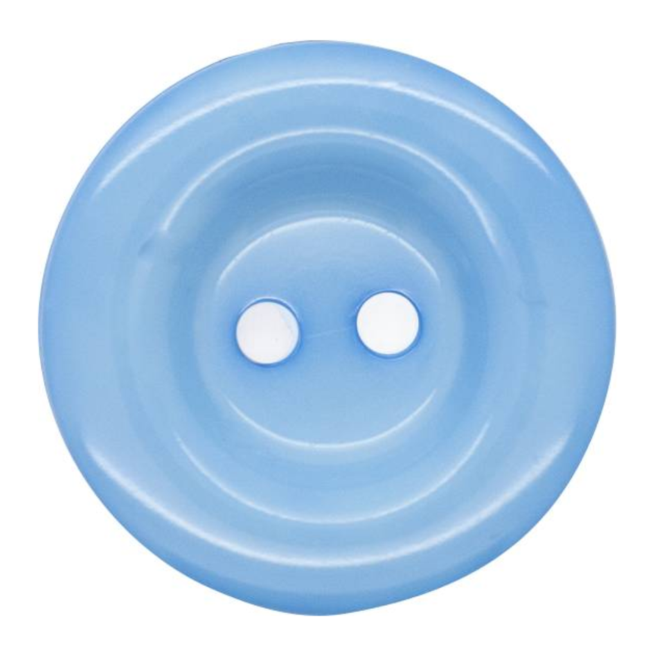 Italian 2 Hole Chunky Button- 15mm (Pack of 5) (14 Colours Available)