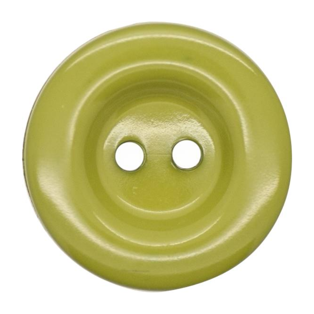 Italian 2 Hole Chunky Button- 15mm (Pack of 5) (14 Colours Available)