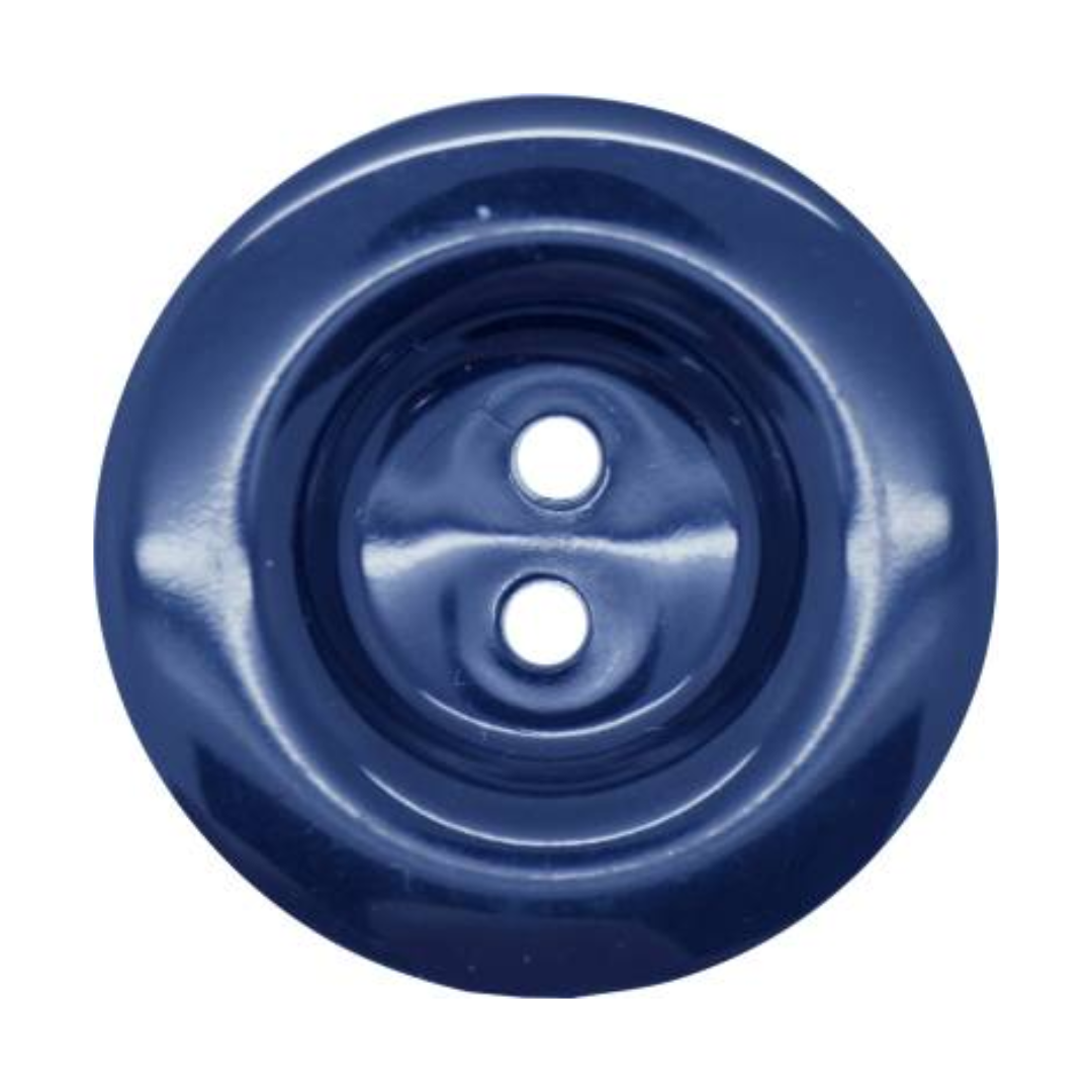 Italian 2 Hole Chunky Button- 15mm (Pack of 5) (14 Colours Available)