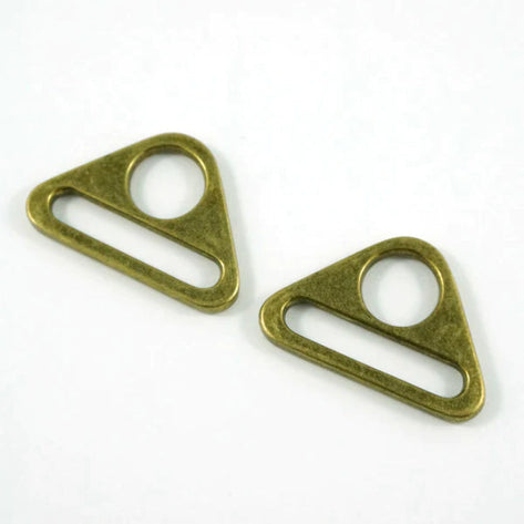 38/40mm Metal Triangle Rings For Bags- 4 Colours- Pack Of 2