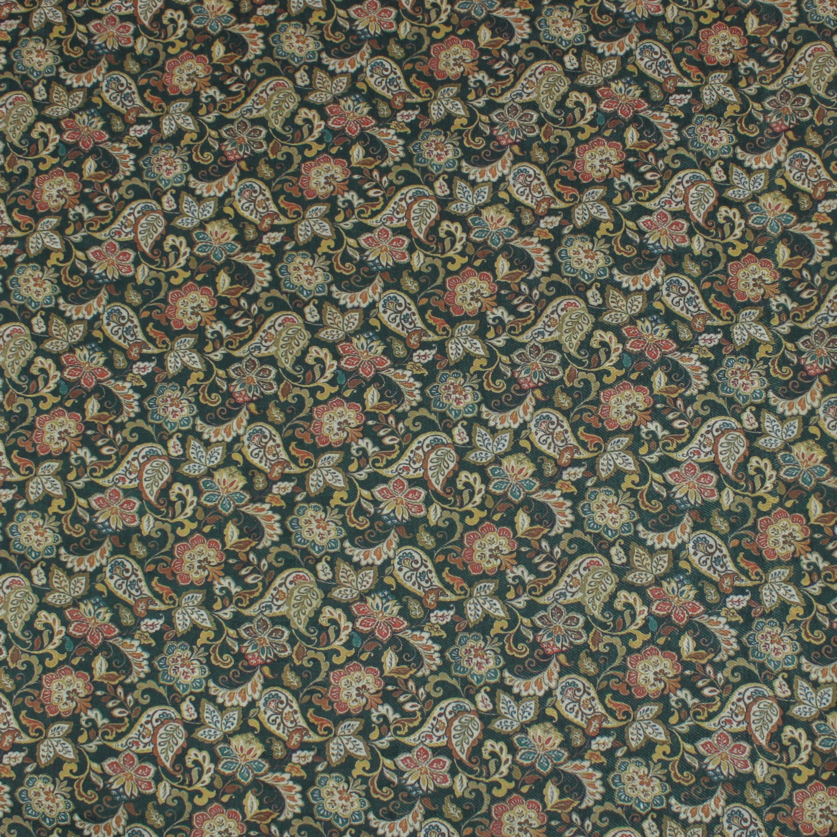 Printed Cashmere Effect Crepe Fabric- 45" Wide (Bottle Paisley)  (3 Metres )