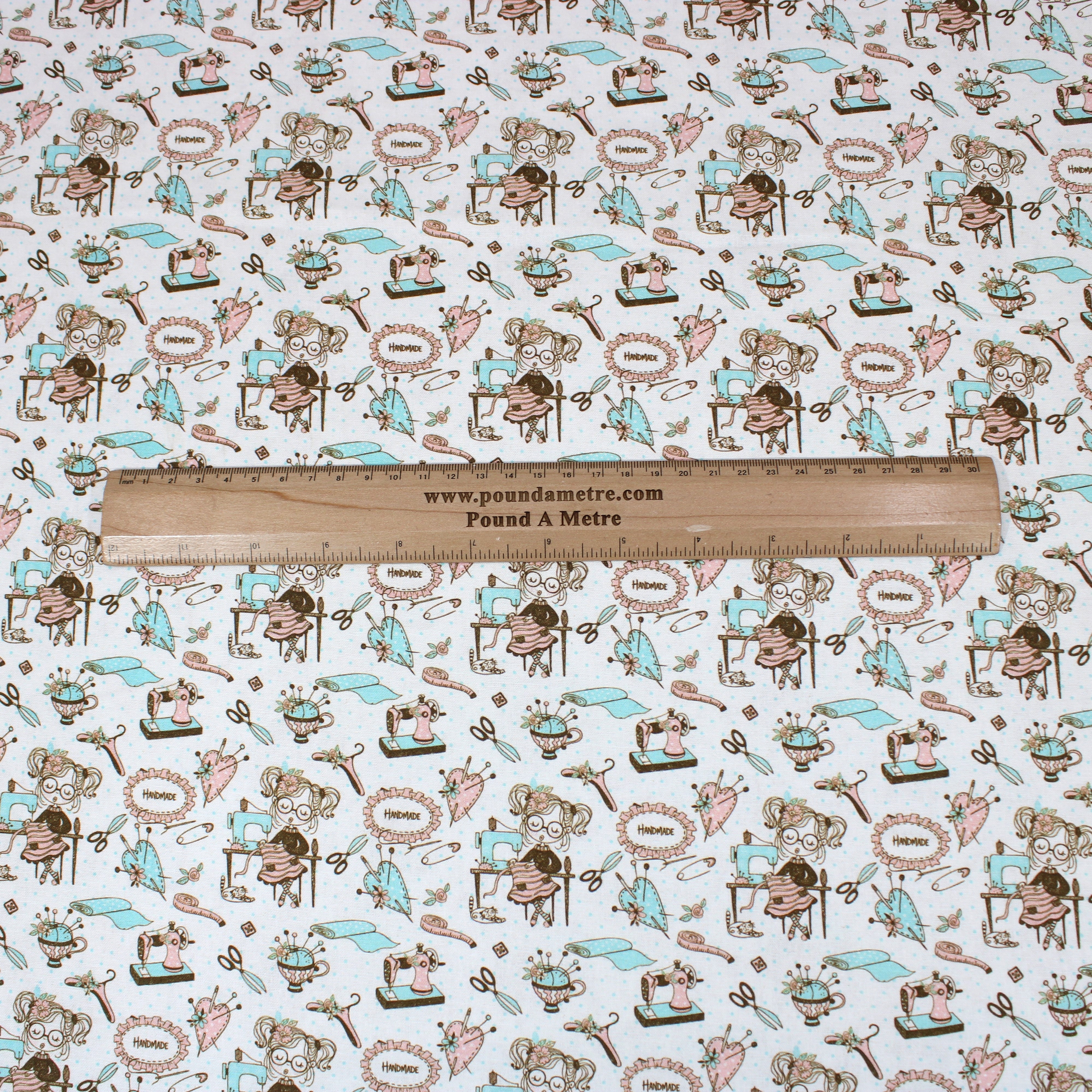 Digitally Printed 100% Cotton- 45" Wide (Sewing Room) (Per Metre)