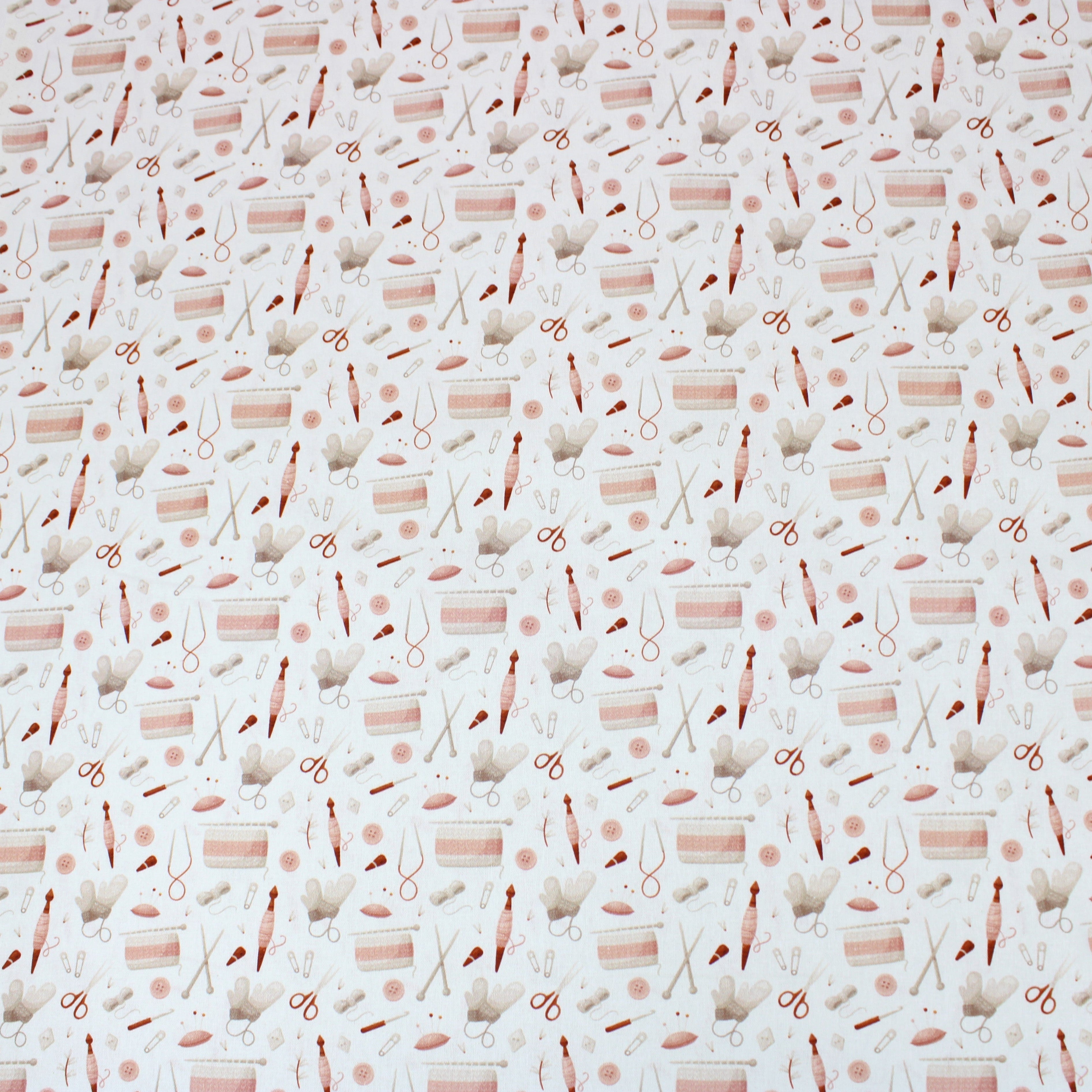 Digitally Printed 100% Cotton- 45" Wide (Soft Knitting) (Per Metre)