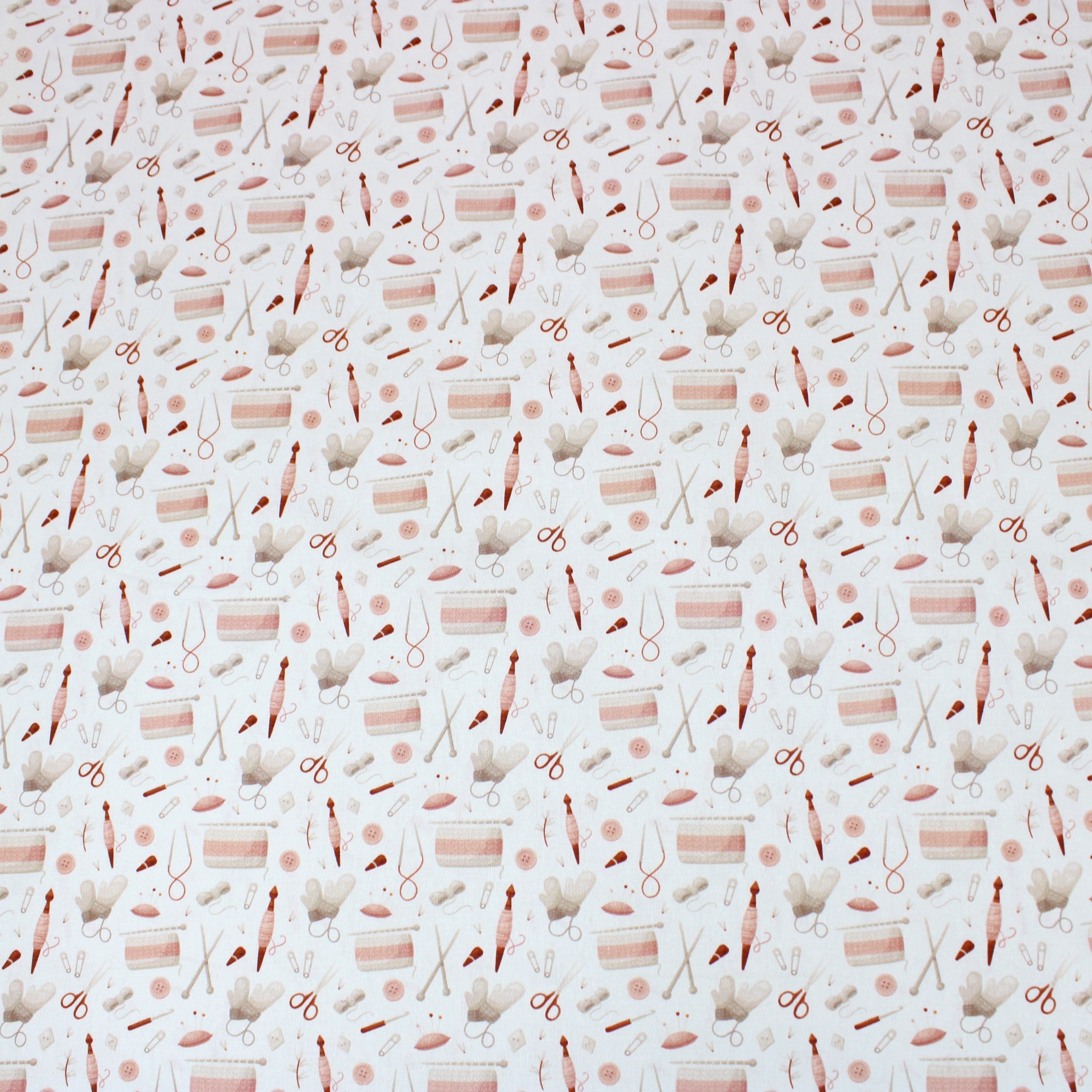 Digitally Printed 100% Cotton- 45" Wide (Soft Knitting) (Per Metre)