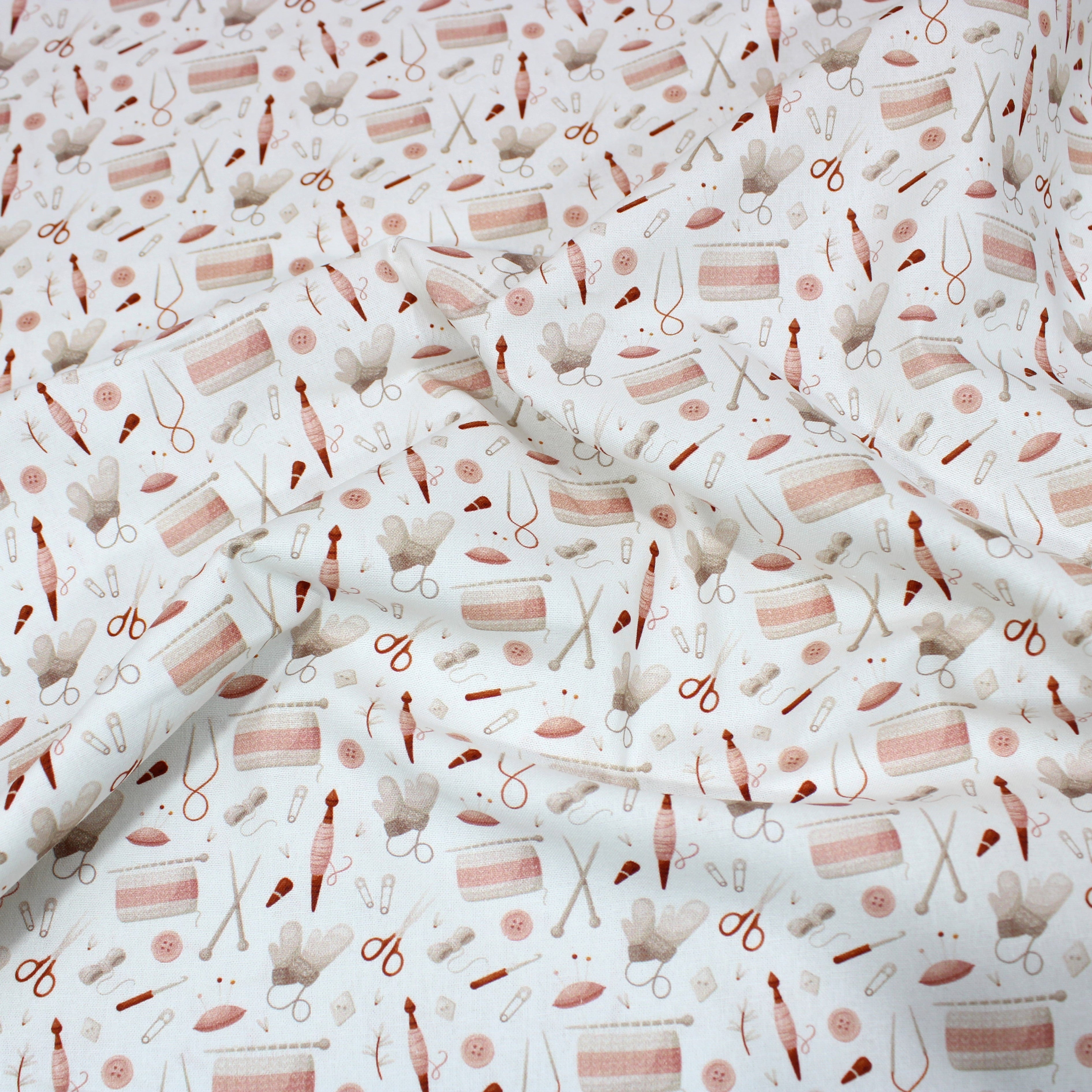 Digitally Printed 100% Cotton- 45" Wide (Soft Knitting) (Per Metre)