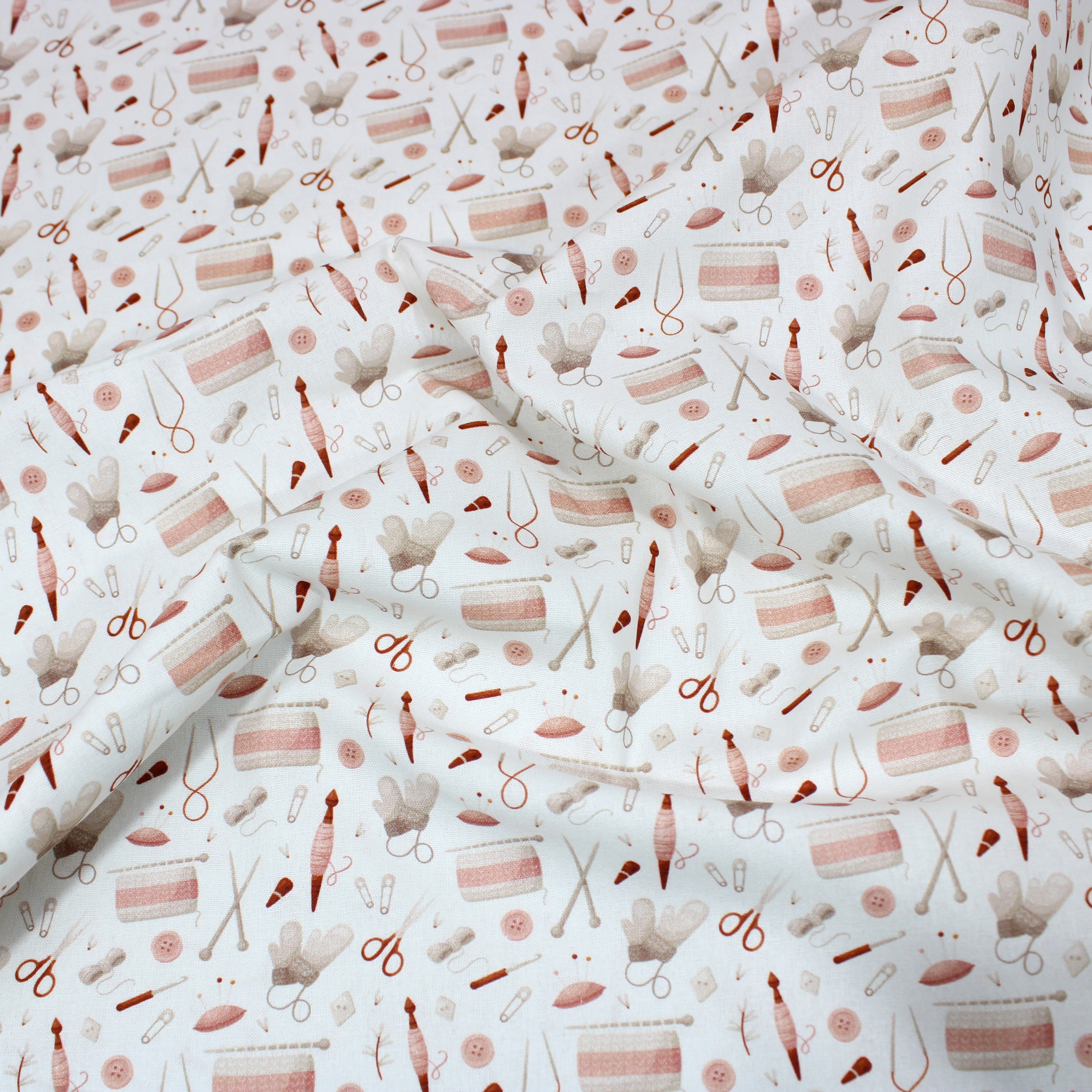 Digitally Printed 100% Cotton- 45" Wide (Soft Knitting) (Per Metre)