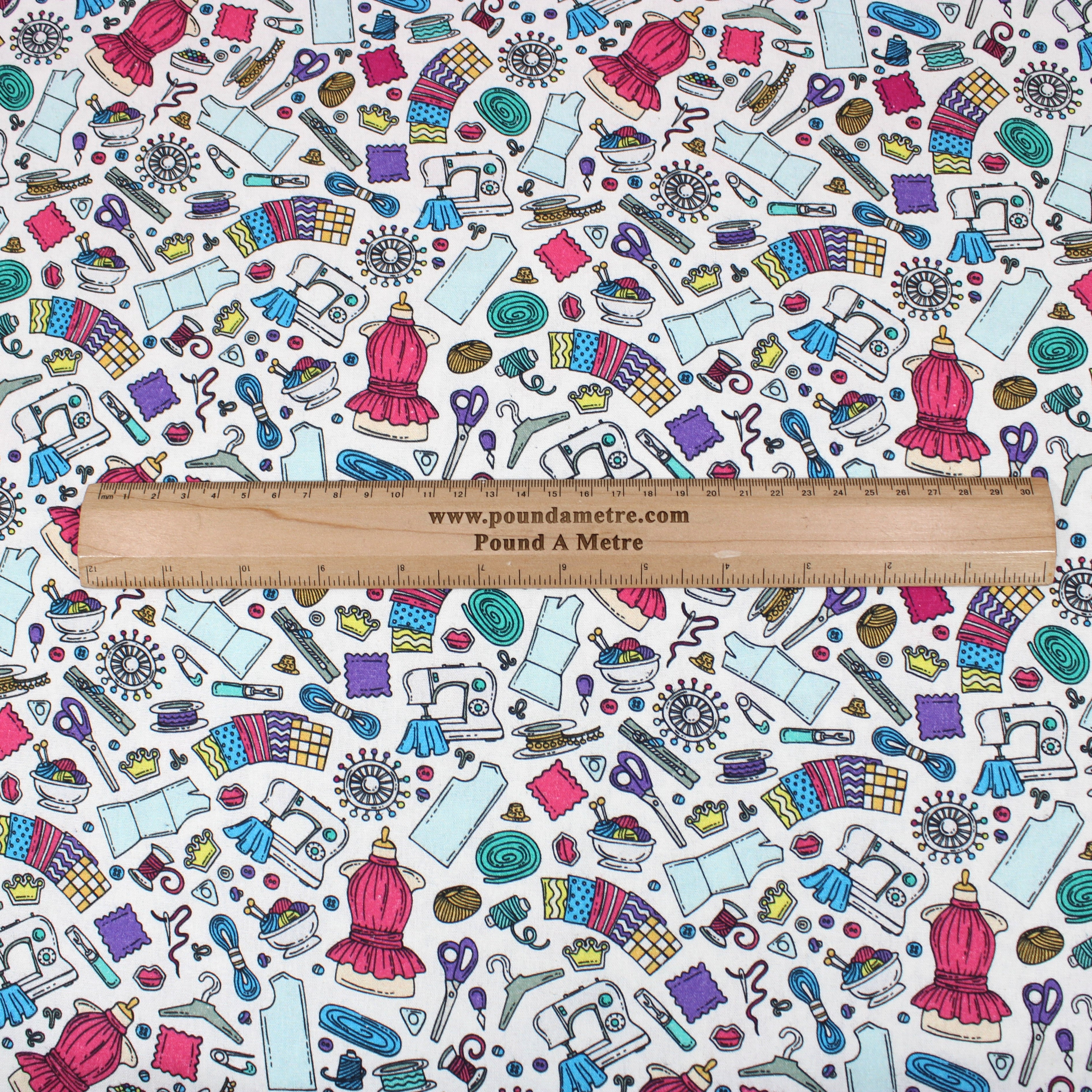 Digitally Printed 100% Cotton- 45" Wide (Fashion Design) (Per Metre)