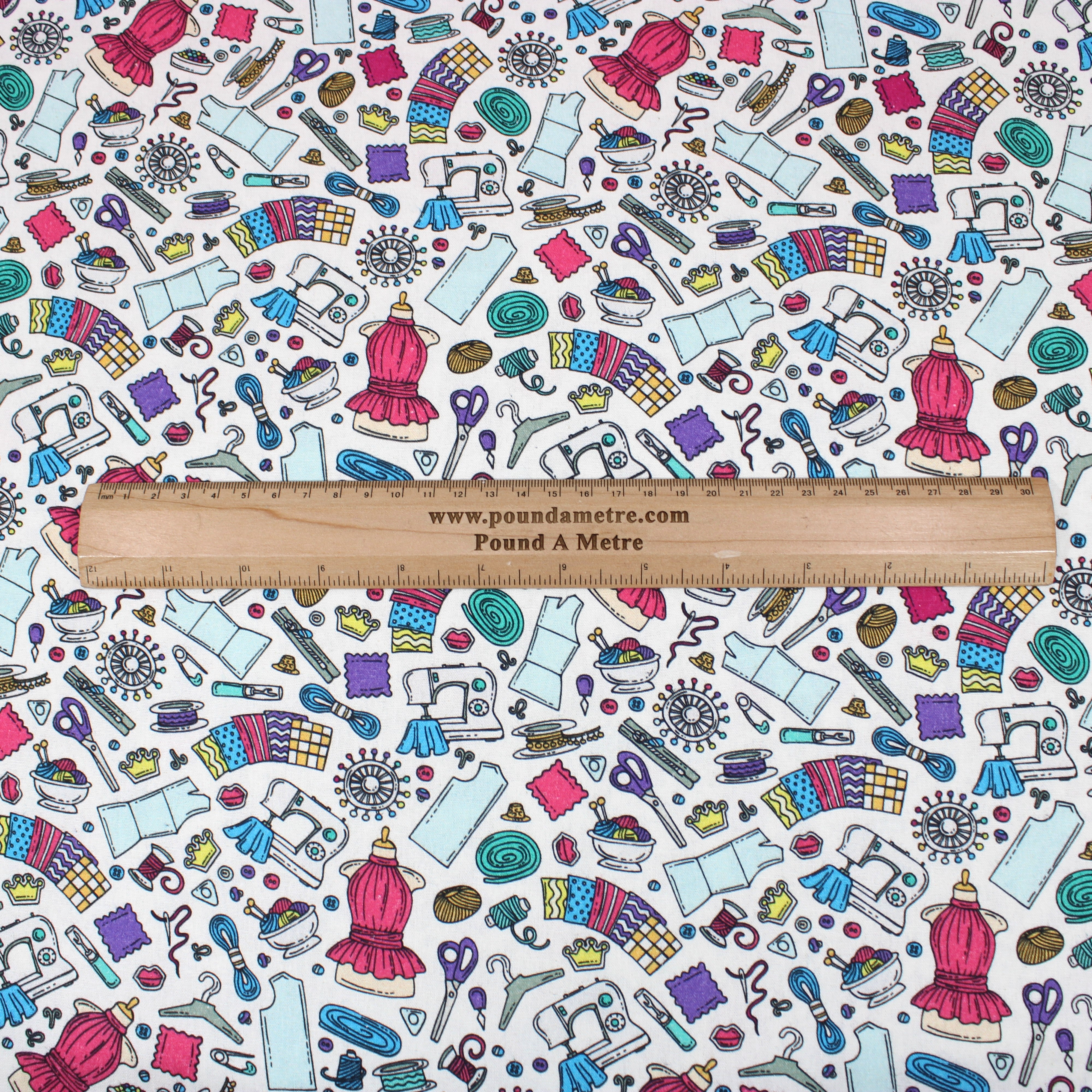 Digitally Printed 100% Cotton- 45" Wide (Fashion Design) (Per Metre)