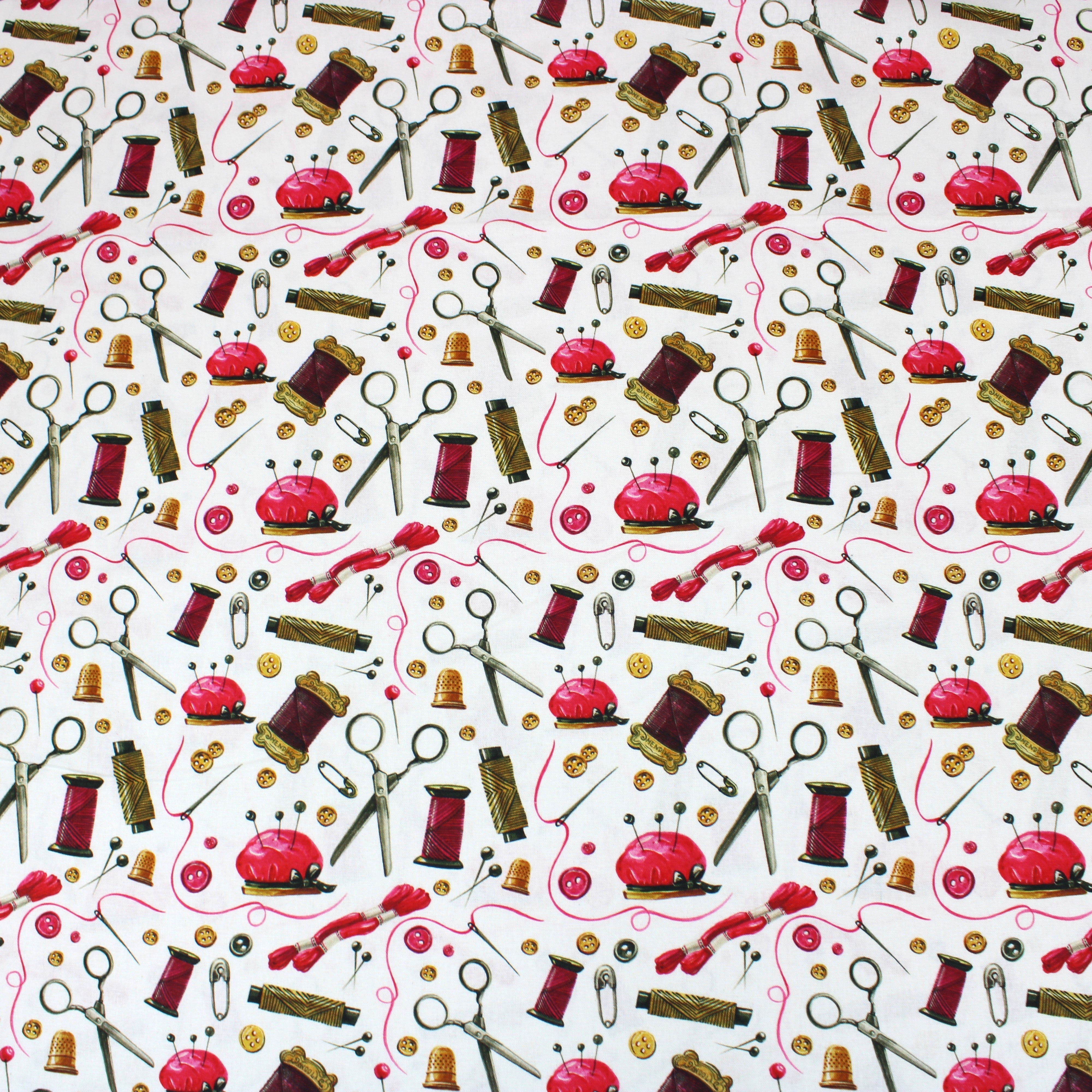 Digitally Printed 100% Cotton- 45" Wide (Vibrant Sewing) (Per Metre)